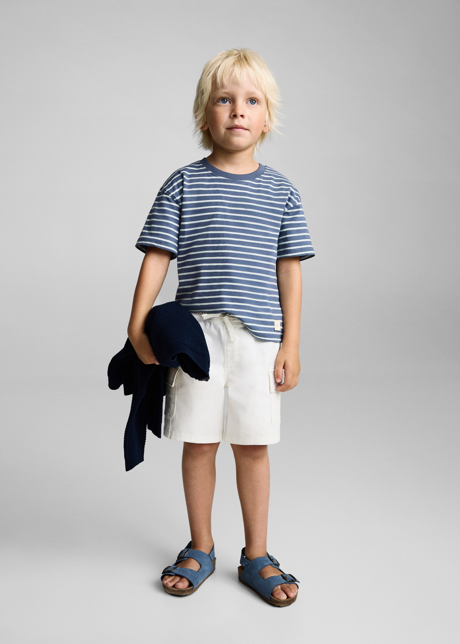 Striped cotton T-shirt - General plane