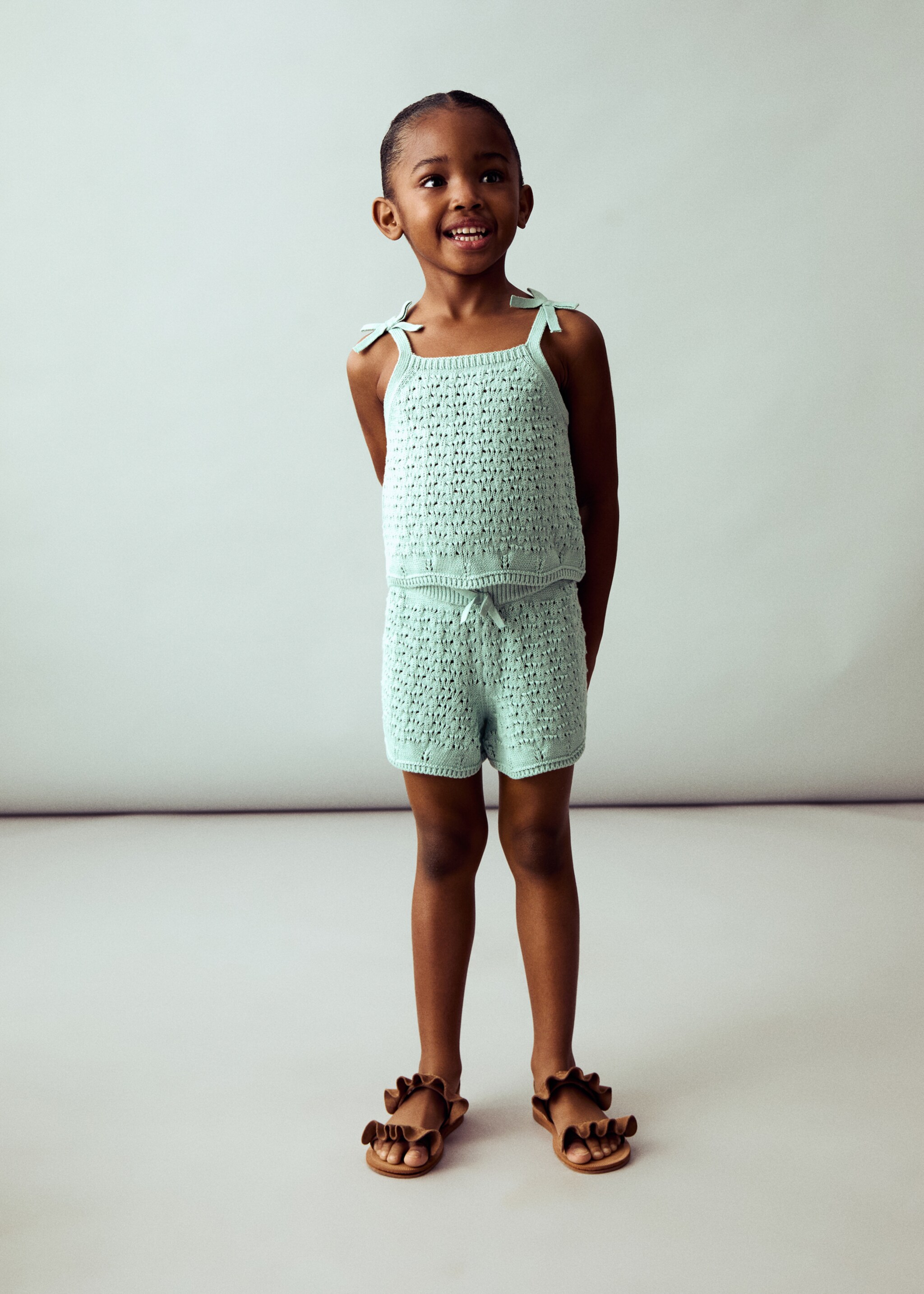 Top crochet tirantes - Plano general