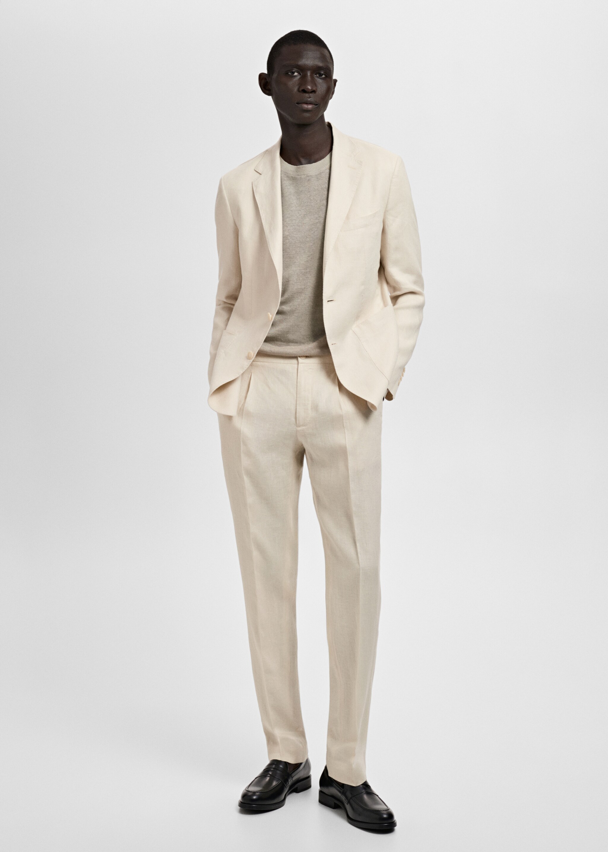 Anzughose Salerno 100% Leinen Slim Fit - Allgemeine Ansicht