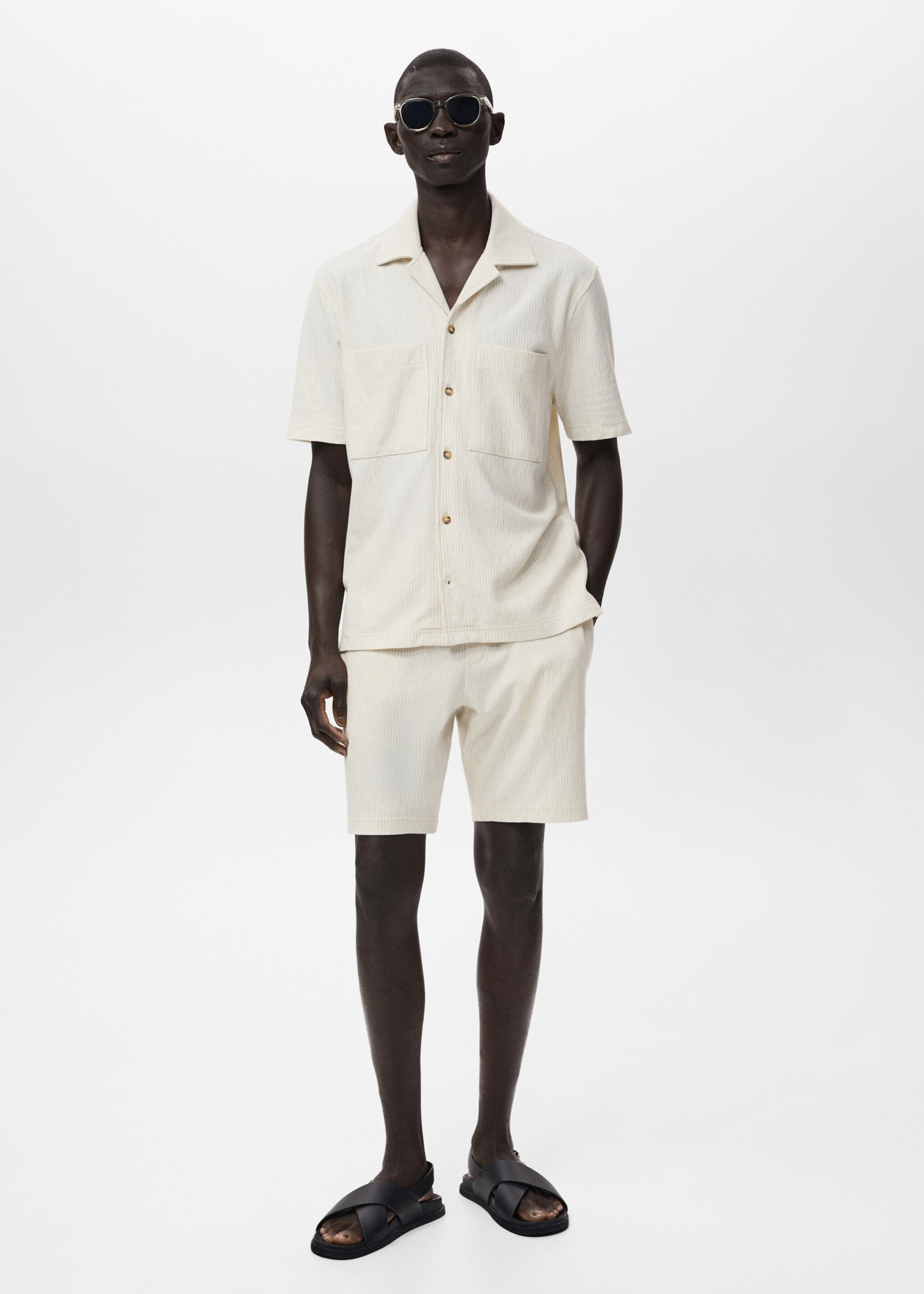 Striped cotton shirt - General plane