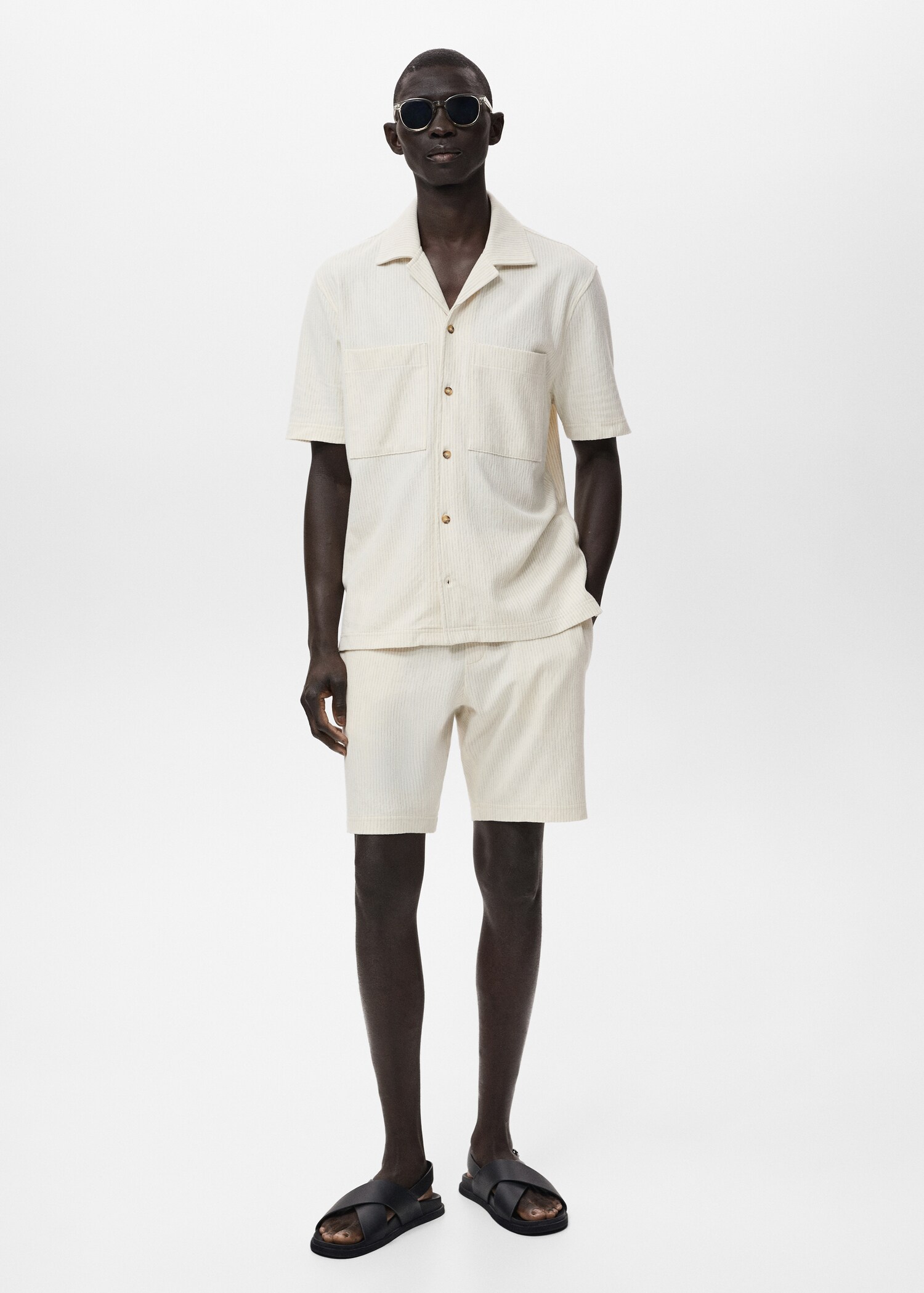 Striped cotton shirt - General plane