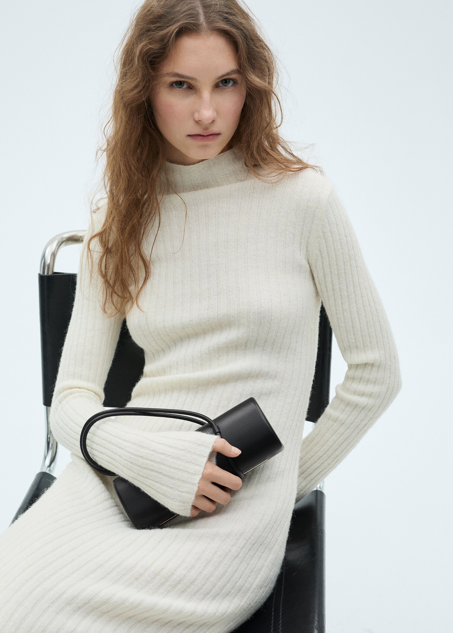 Double-handle clutch bag - General plane