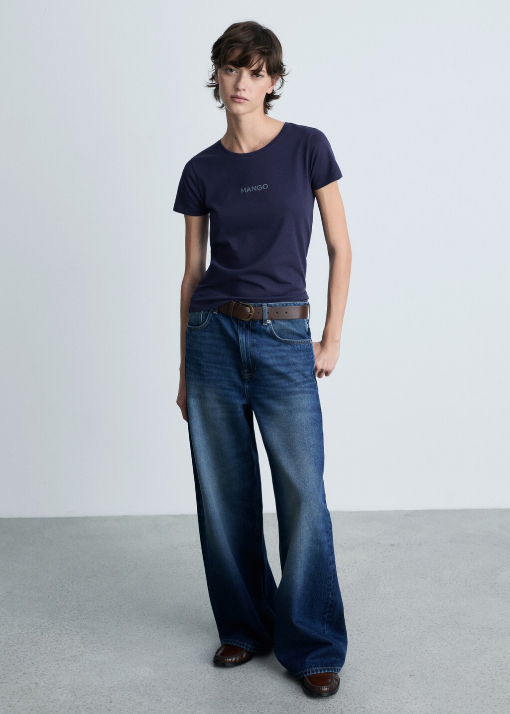 Logo print cotton t-shirt - Women | MANGO Niger