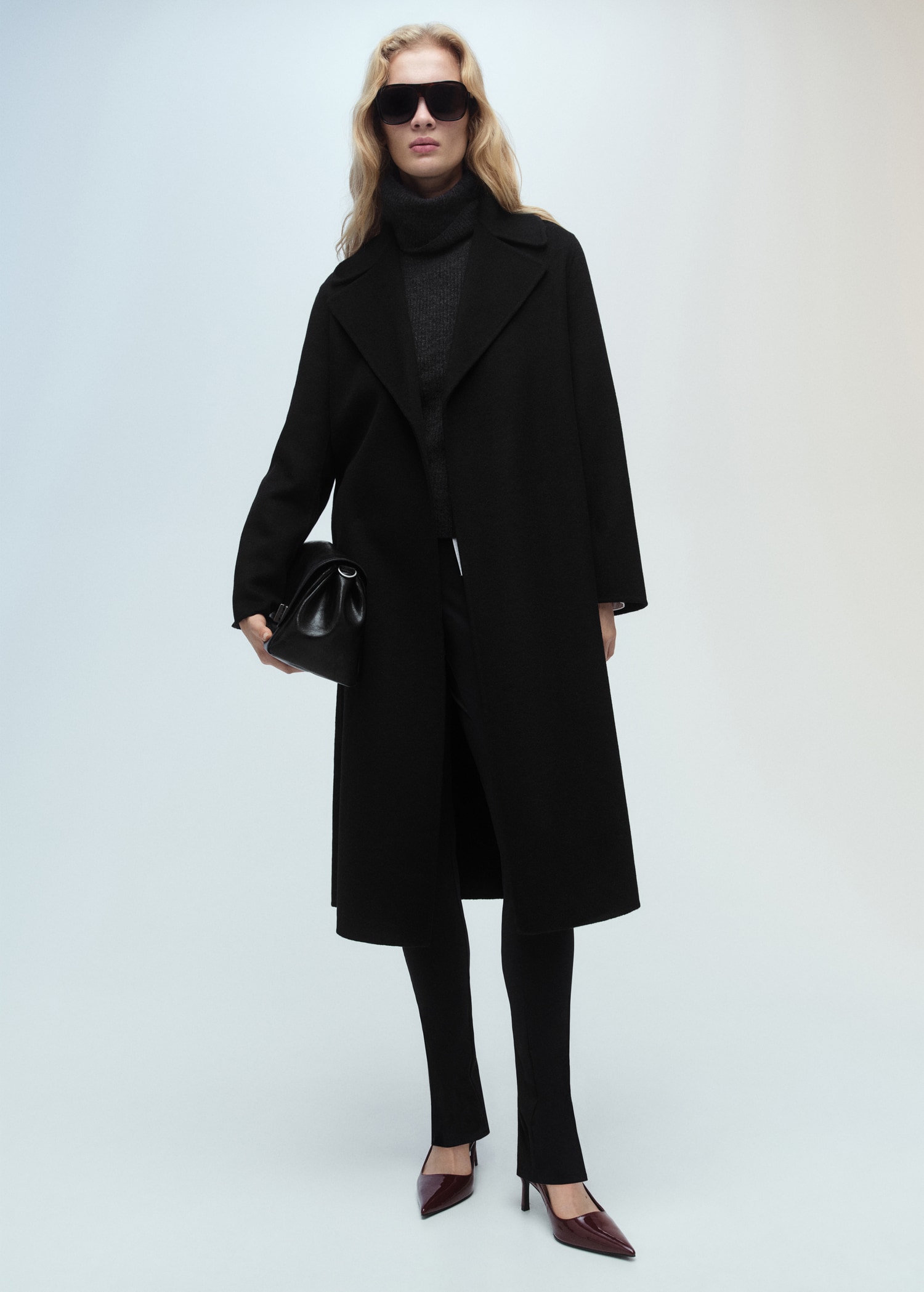 Belt handmade coat - General plane