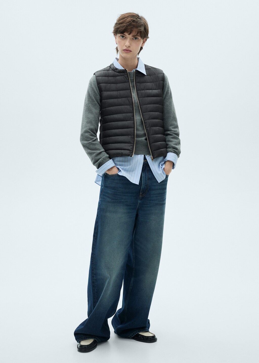 Quilted gilet - image 2