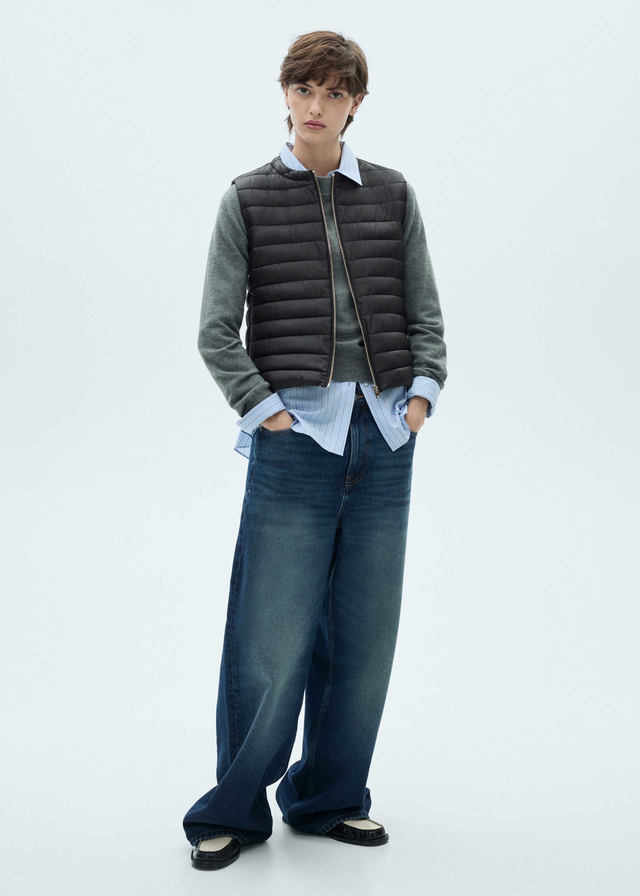Quilted gilet - General plane