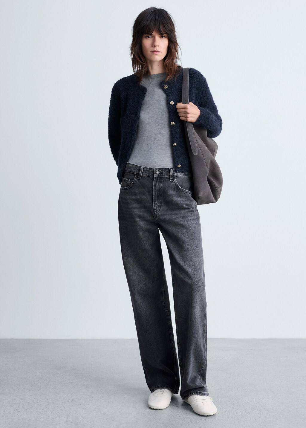 【最終値下げ】THE TOE TWEED JACKET ブラック Maje Tweed-Effect Knit Jacket | Saks Fifth Avenue