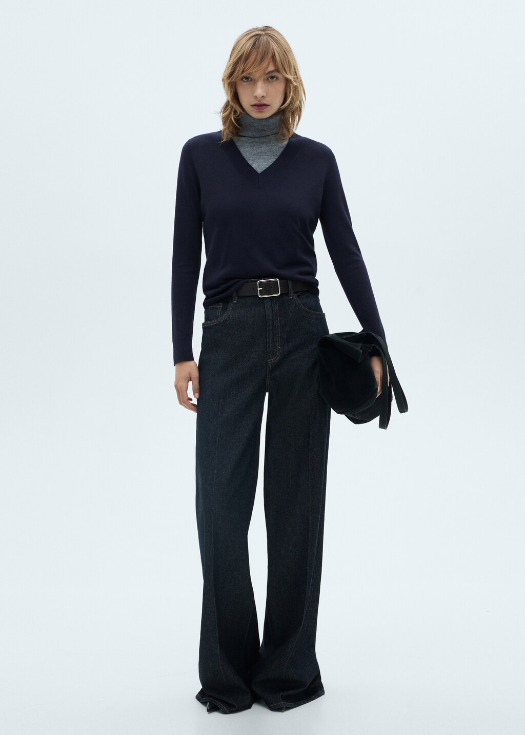売れ筋商品|||ディースクエアード ニット&セーター レディース アウター V NECK SWEATER - Jumper - navy blue KOEISTORE ニット セーター サマーニット レディース ニット