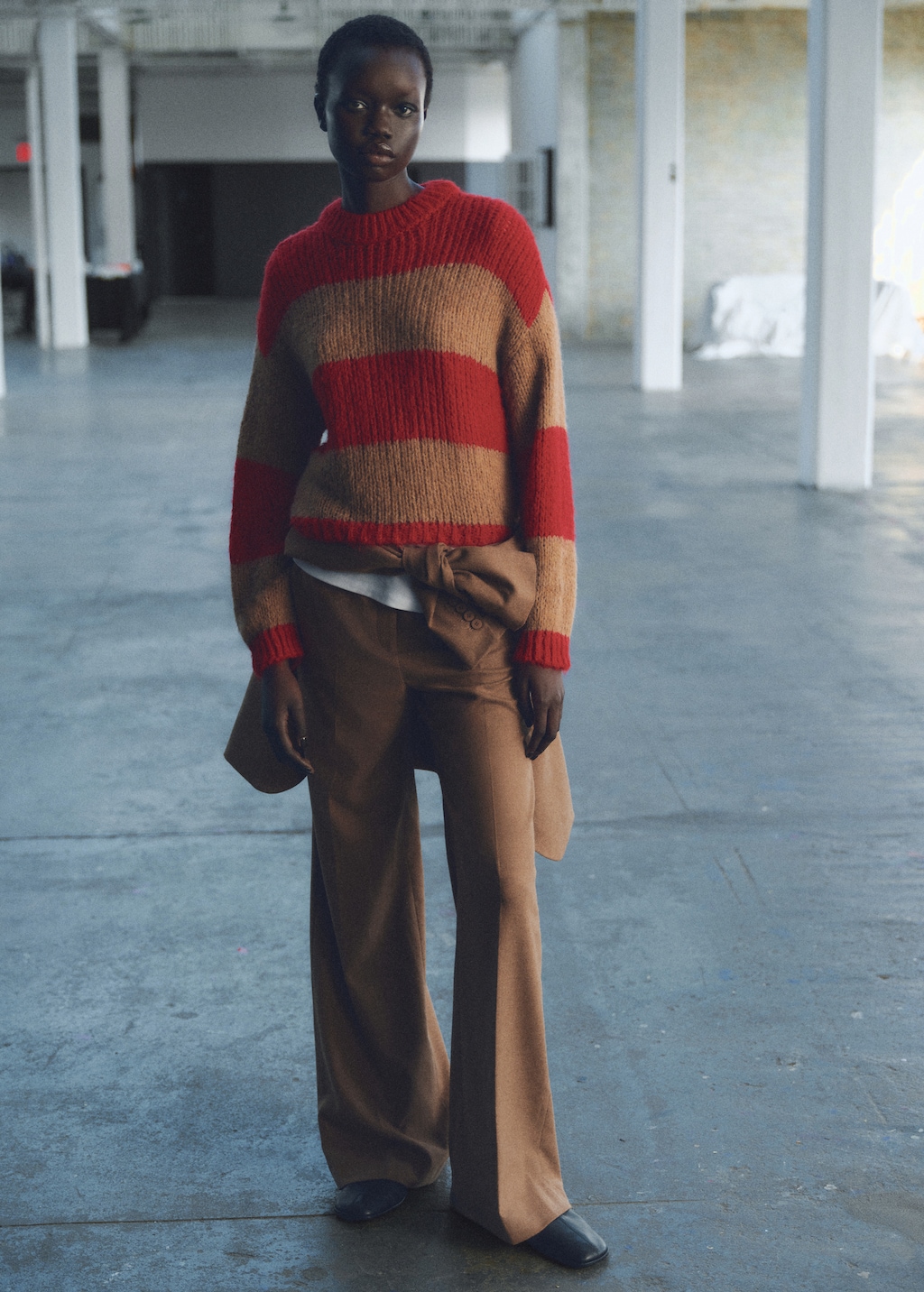 Chunky-knit striped sweater - image 2
