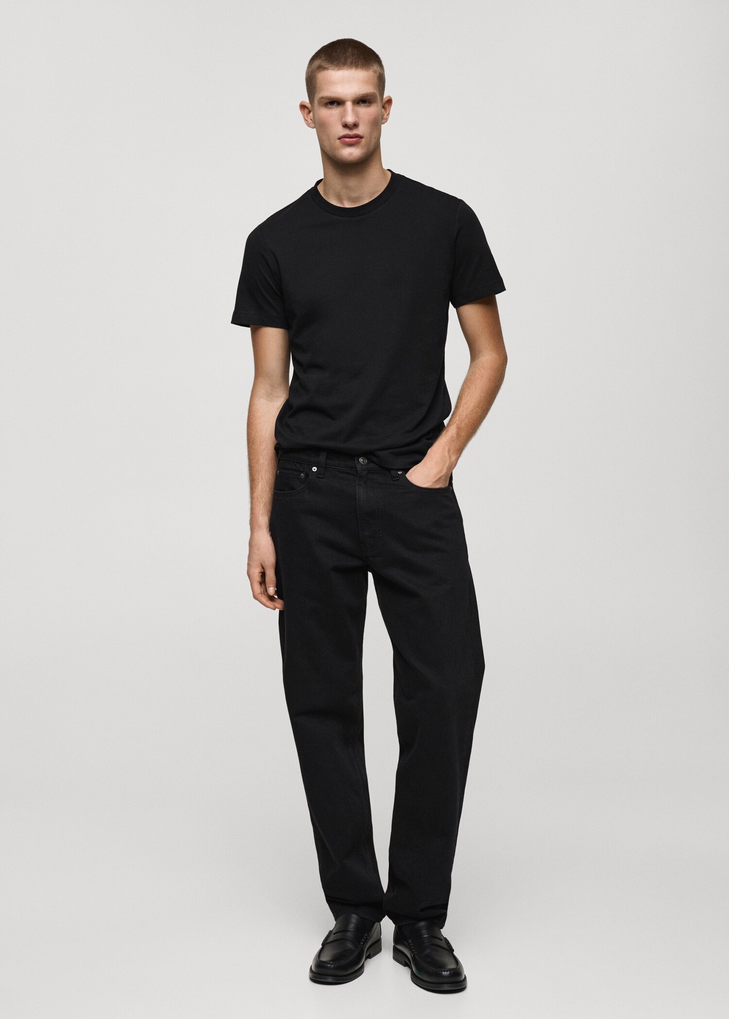 Camiseta 100% algodón slim fit - Plano general