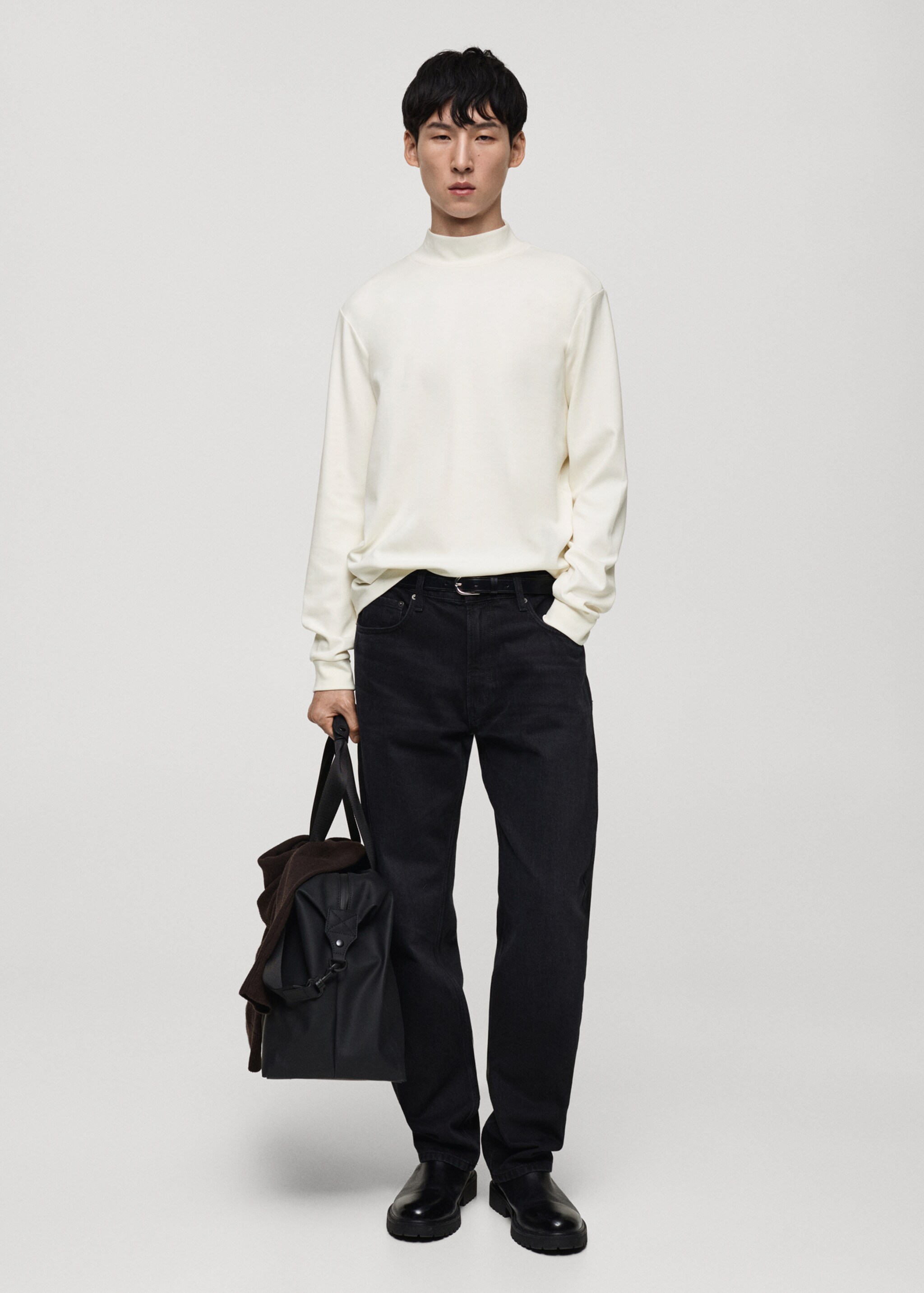 Perkins-neck long-sleeved t-shirt - General plane