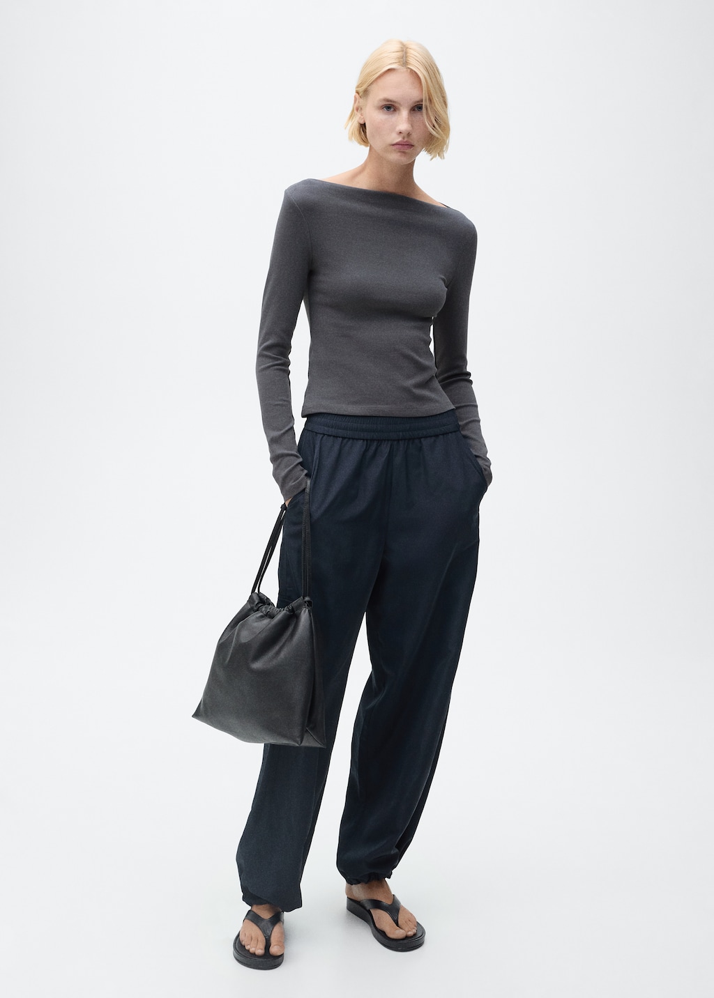 mame - 新品 定価46200円 Boat Neck Pin Tucked Shirt Boat-Neck-Top~910319FRSP.jpg