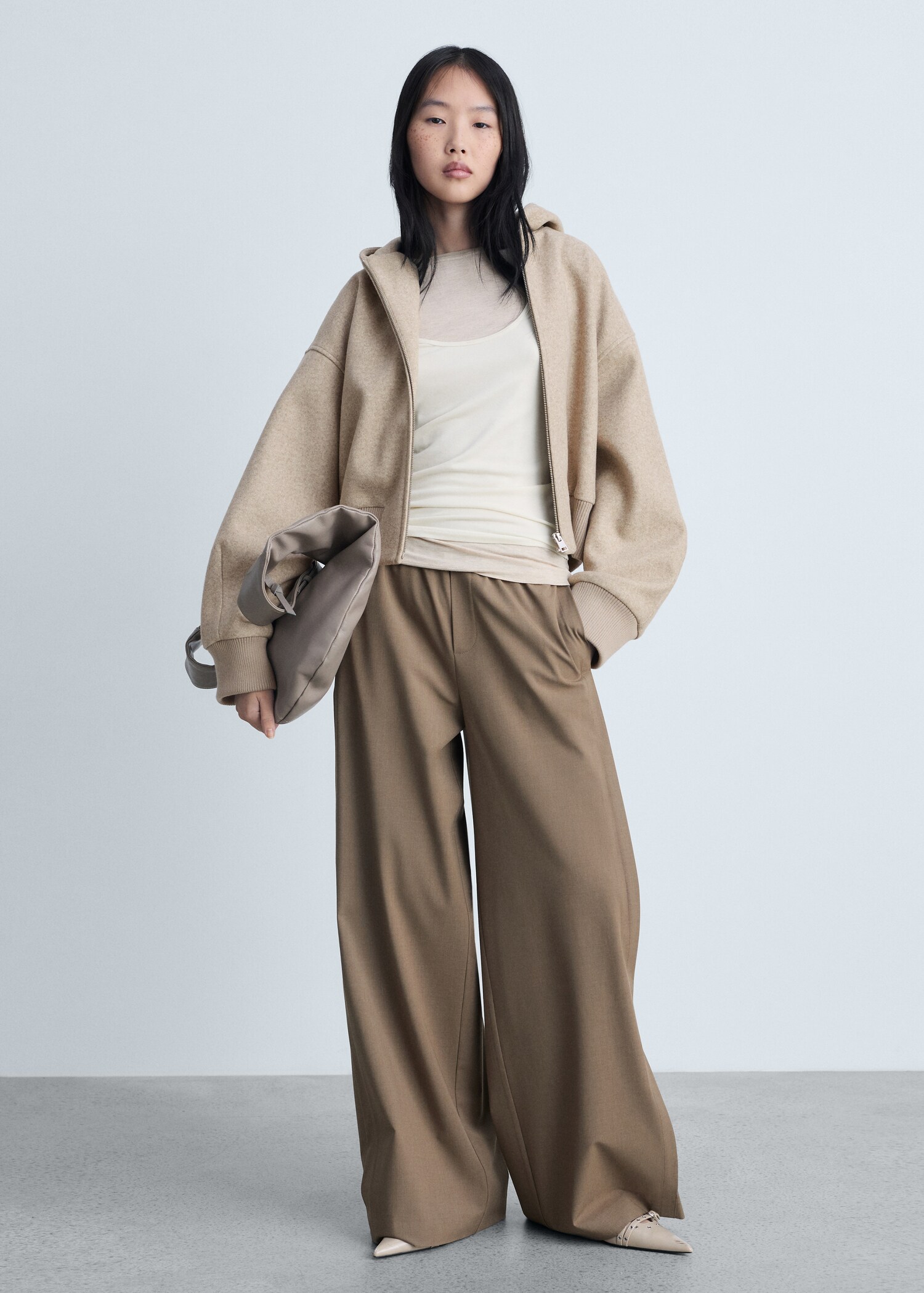 Oversized hooded jacket - General plane