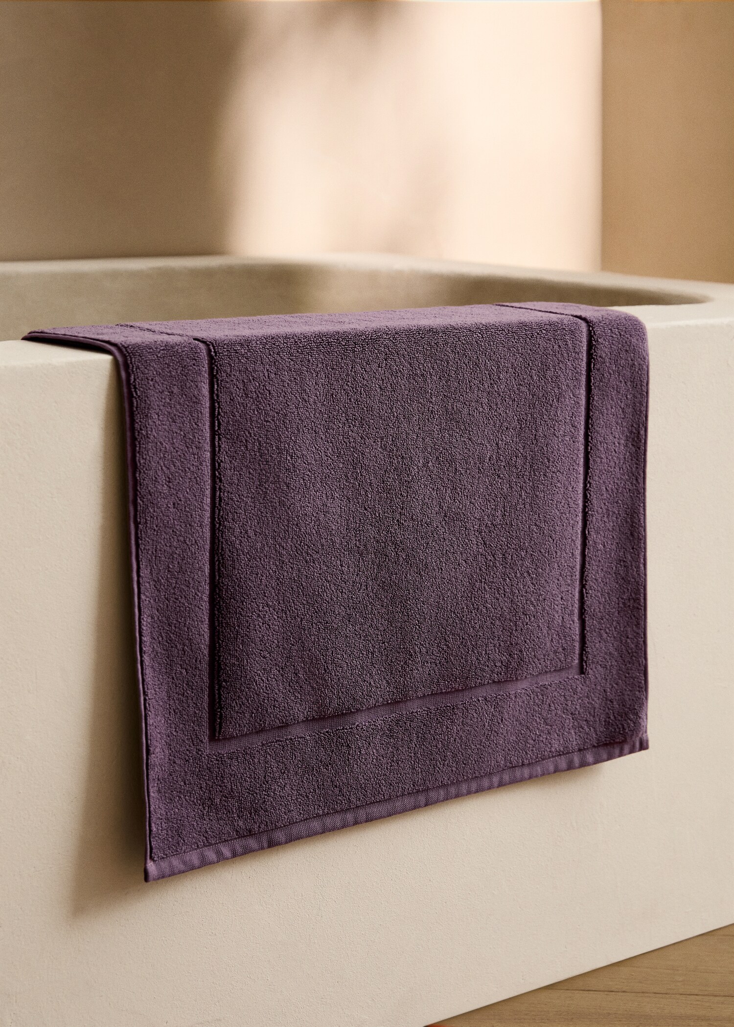 Cotton bath mat - General plane