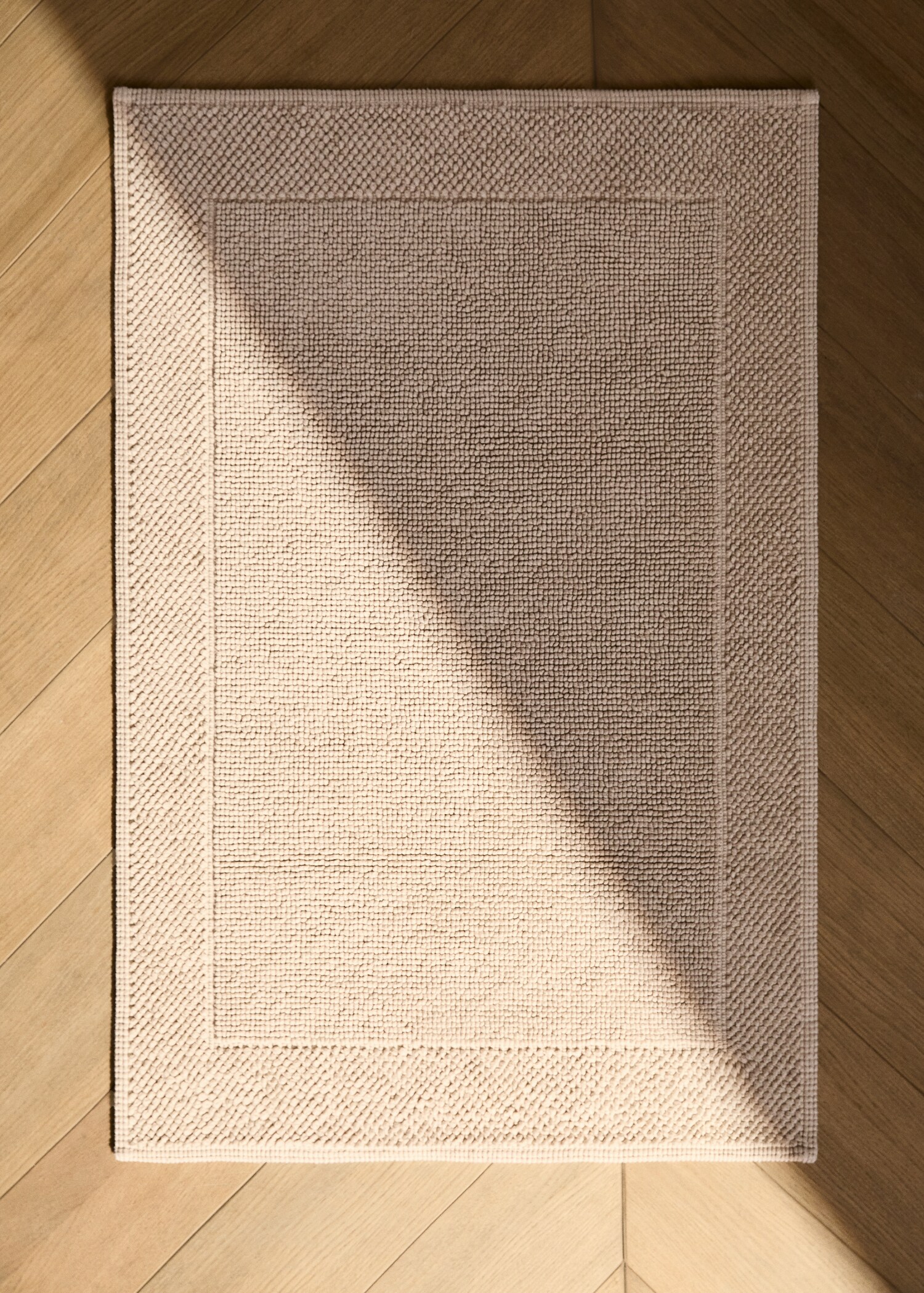 Badmat met framedessin - Overzichtstekening