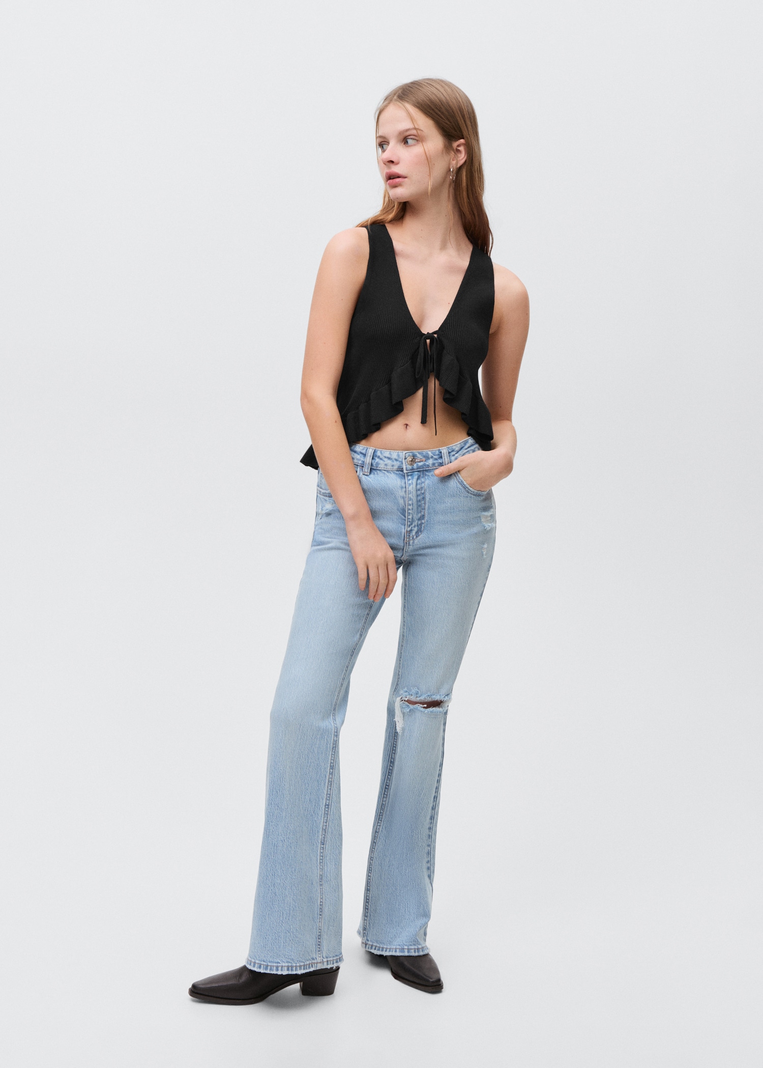 Bow crop top - General plane