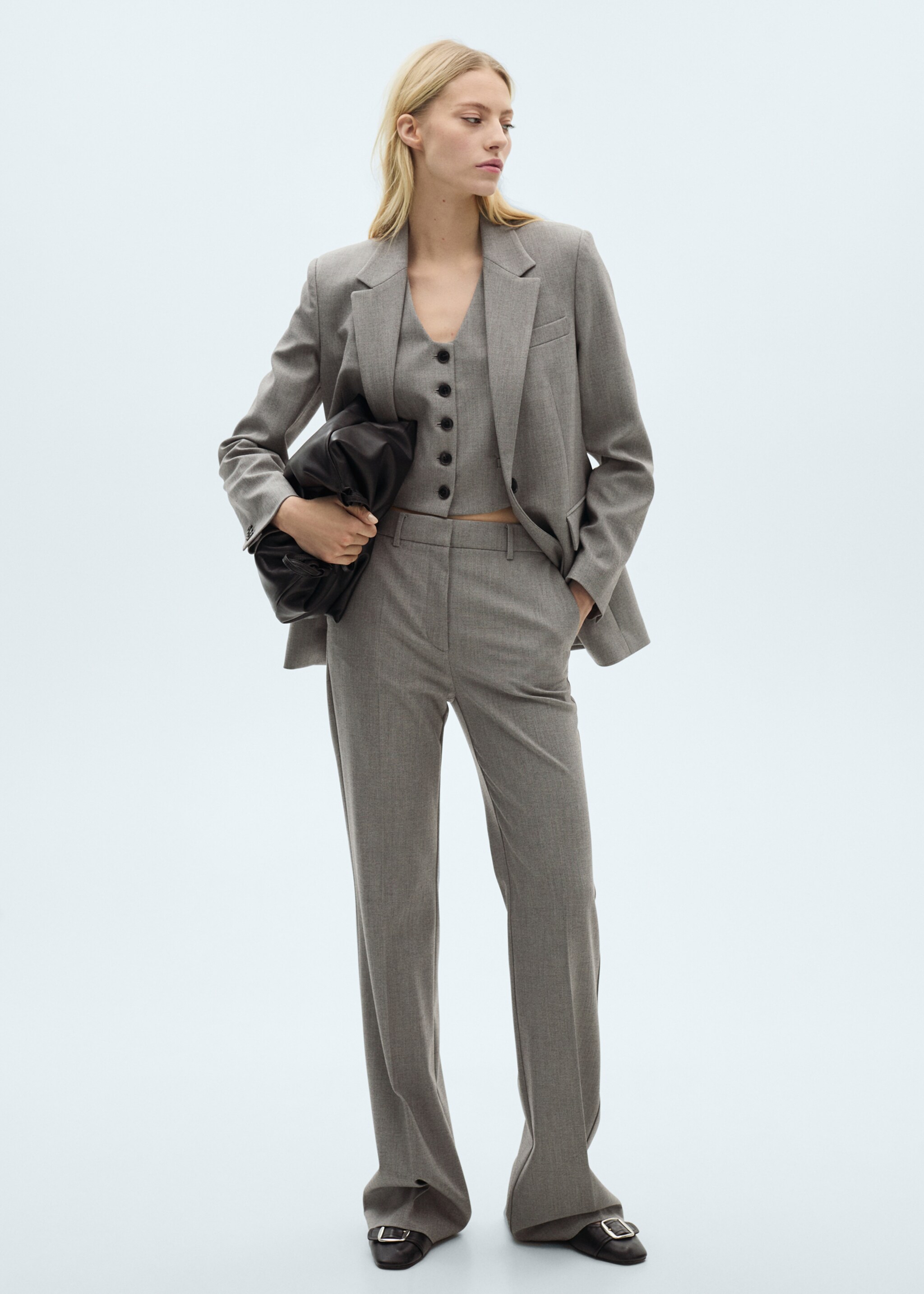 Straight suit trousers - General plane