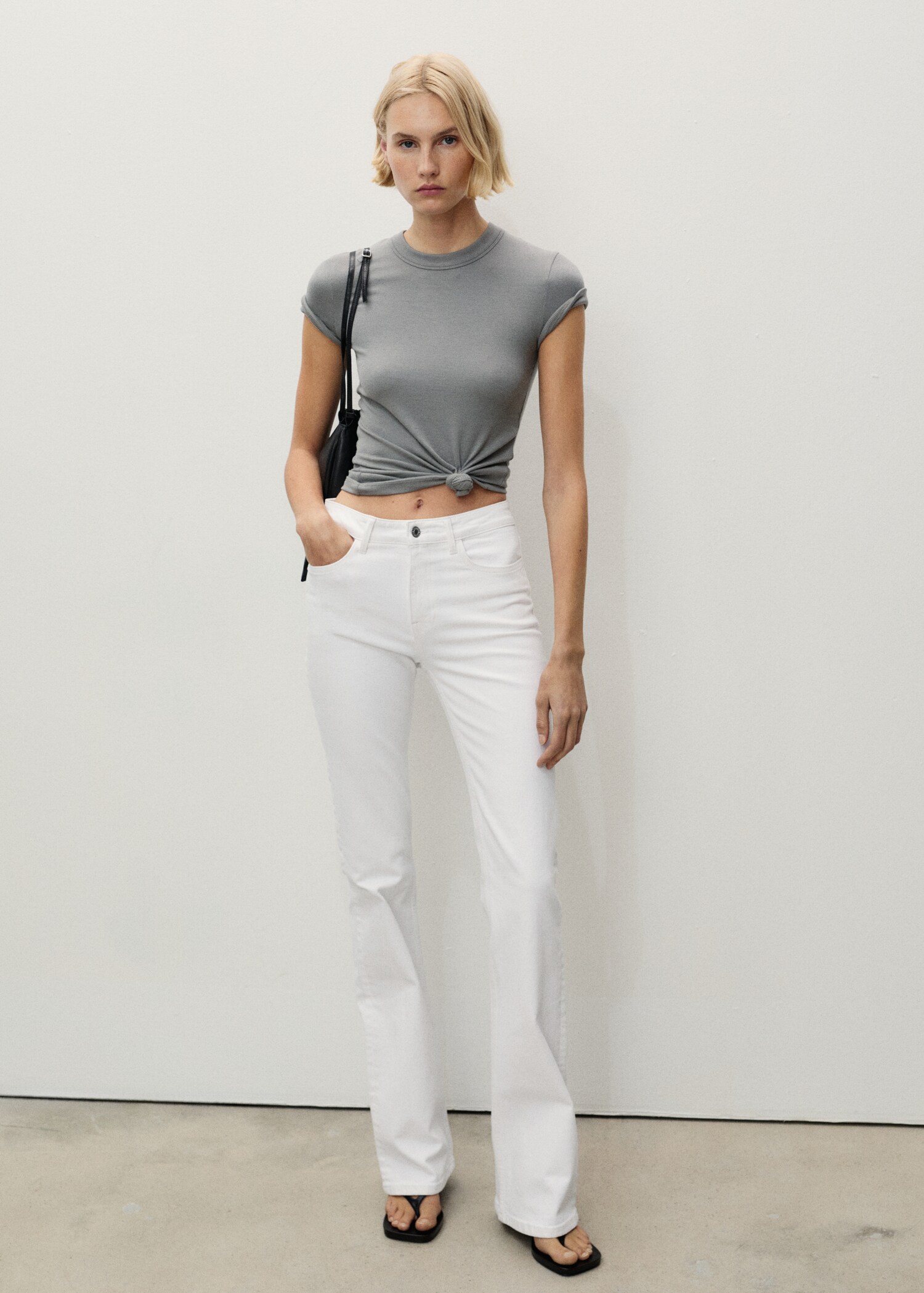 Jeans Fiona flare tiro medio - Plano general
