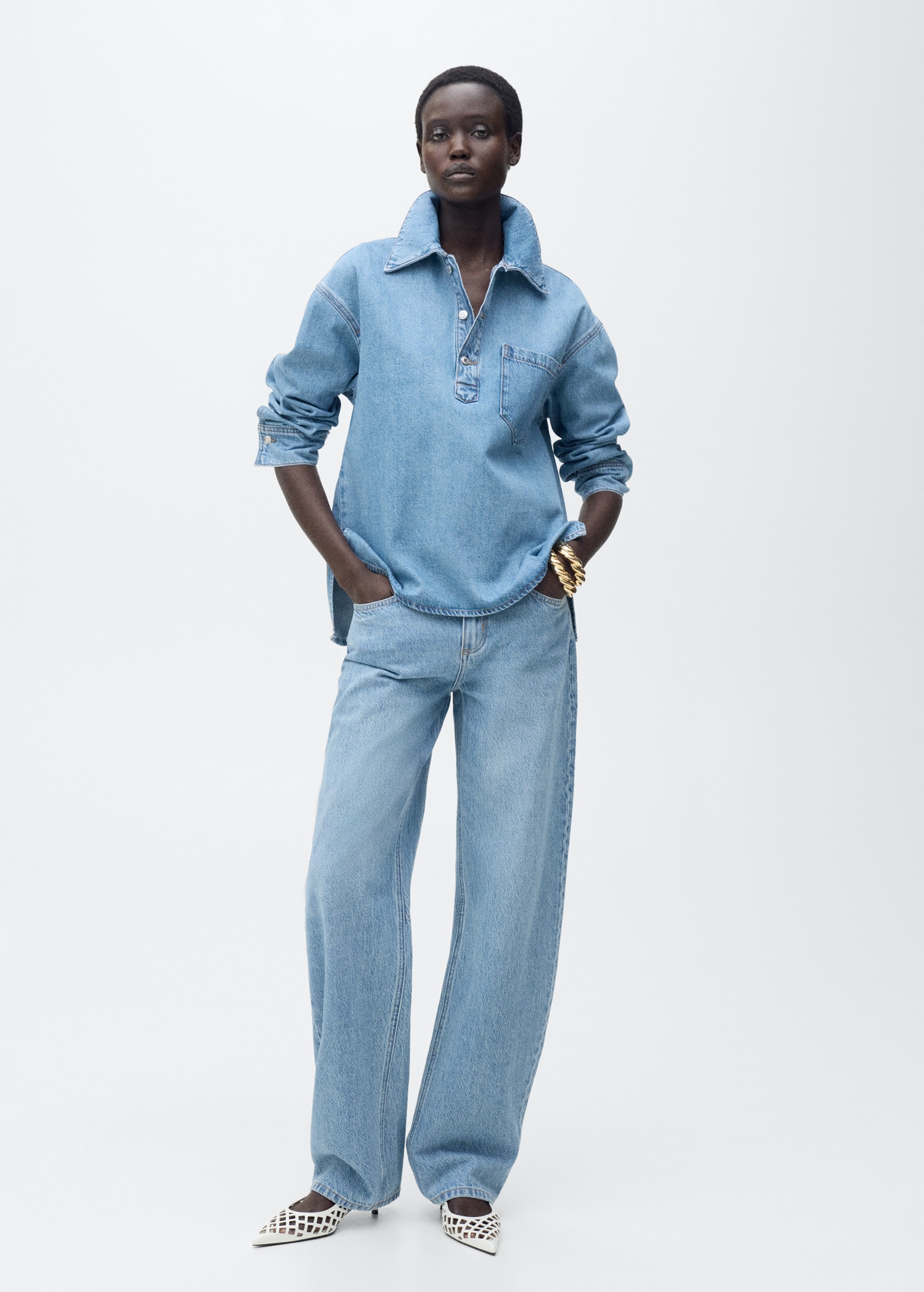 Blusas Tendencia En Jeans 2022 Moda Outono Inverno 2022 Moda Jeans