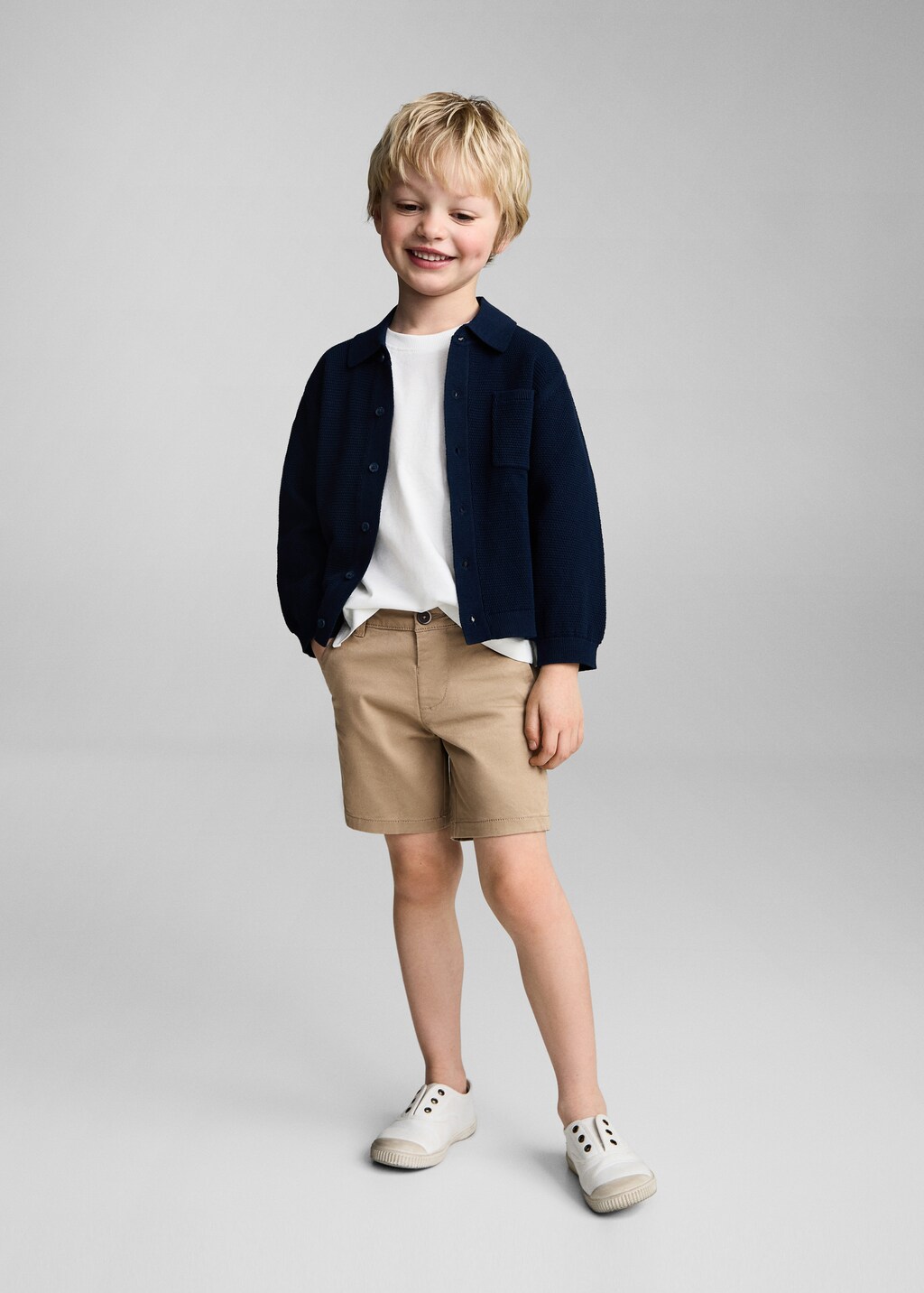 Cotton Bermuda shorts