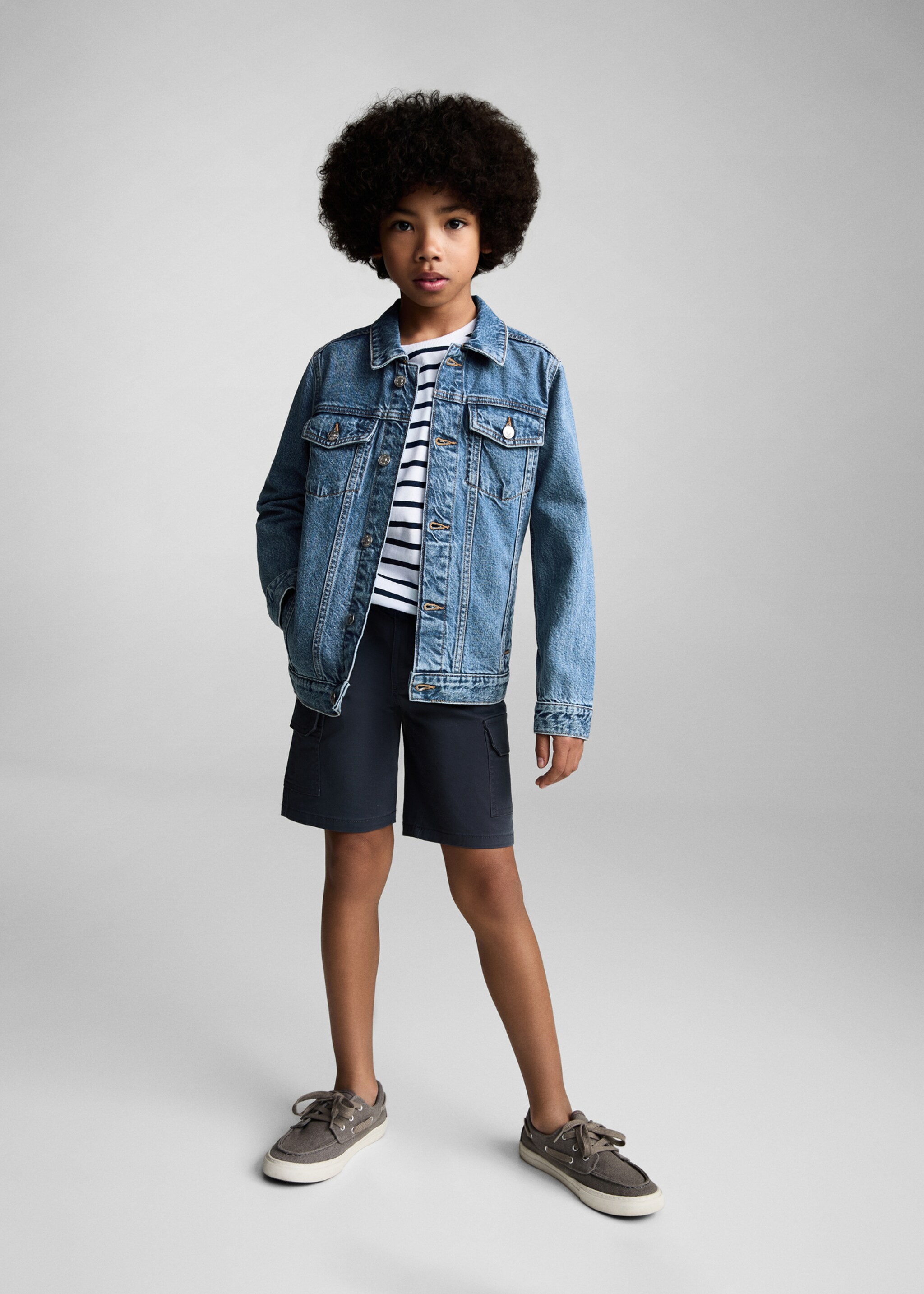 Blouson en jean - Plan général