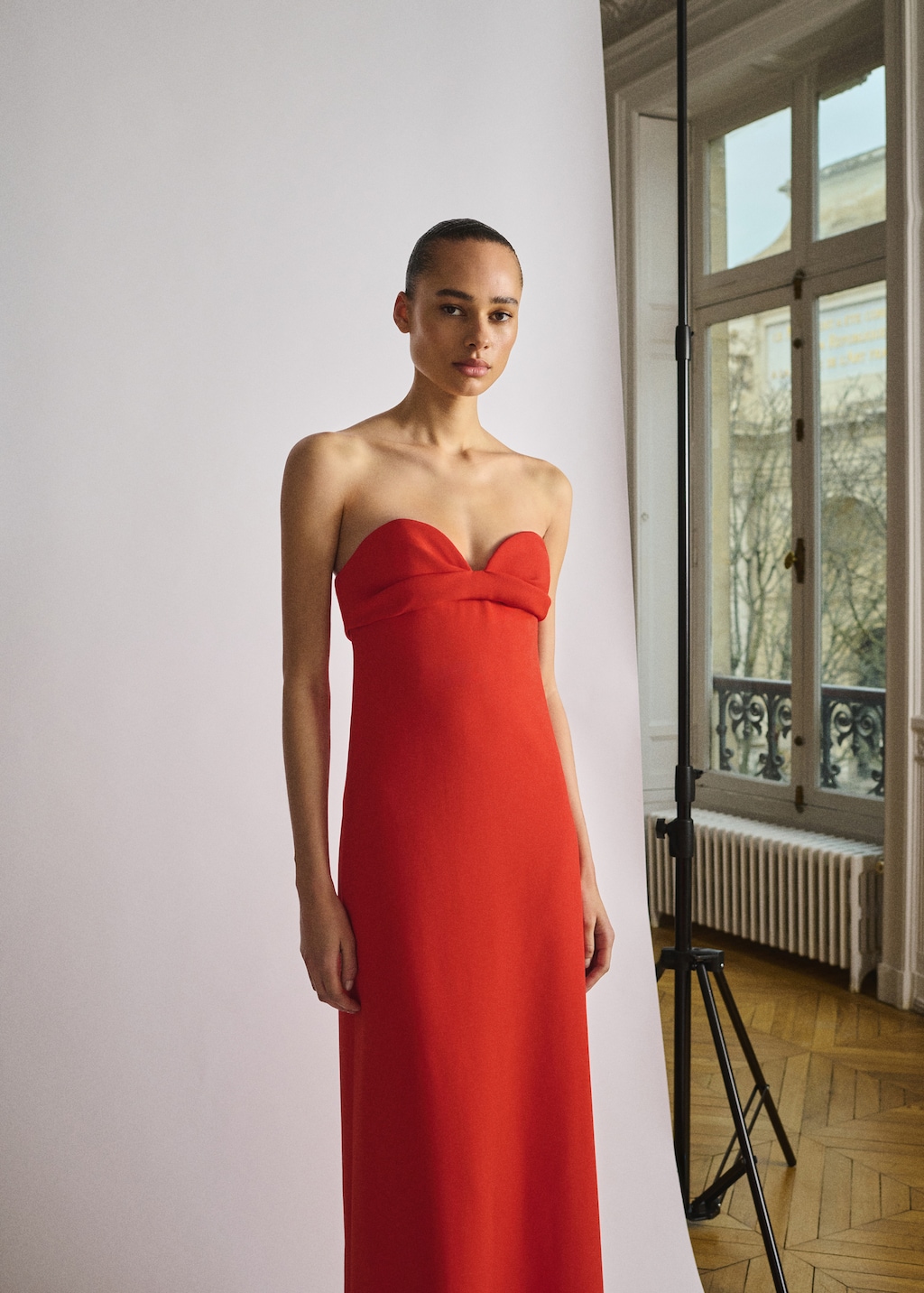Mango Strapless dress with sweetheart neckline thumbnail