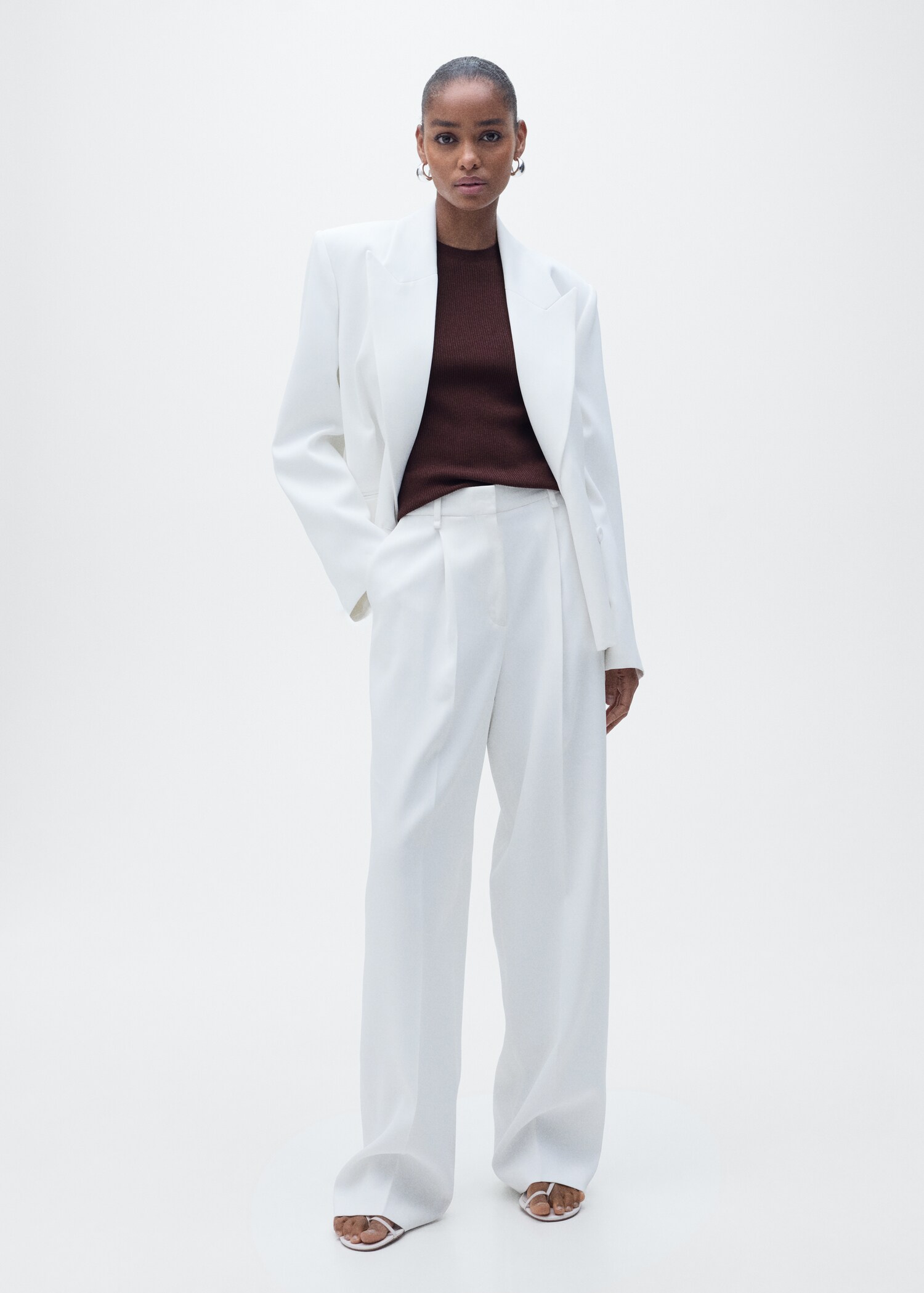 Ribbed knit top - General plane