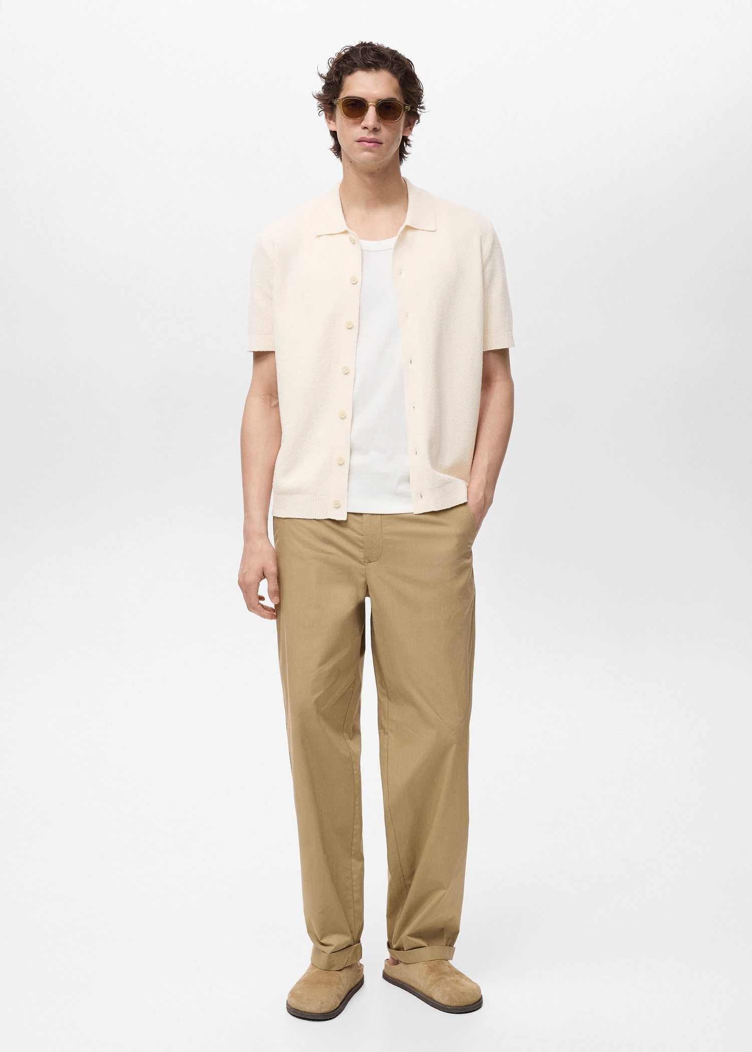 Fine knit shirt - General plane