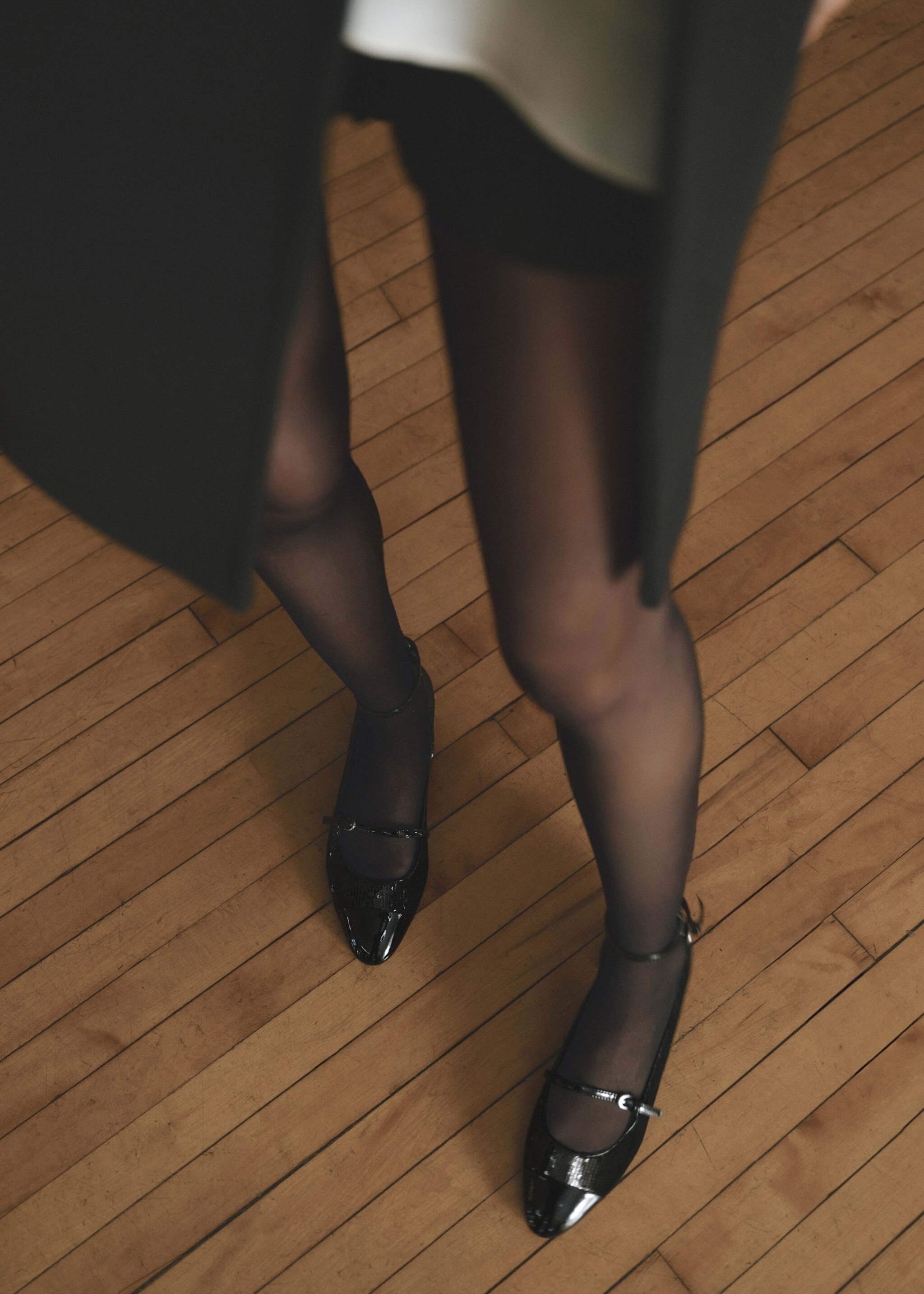 Chaussures talon bloc paillettes - Plan général