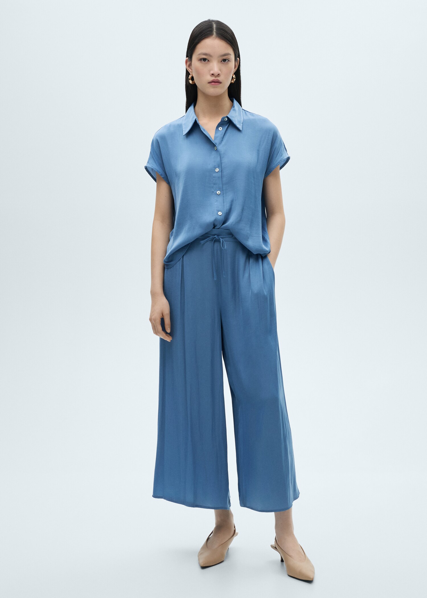 Pantalon palazzo fluide - Plan général