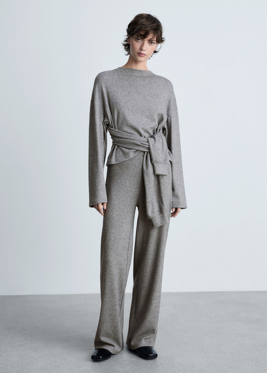 Sweatshirt with decorative sleeve - Women | MANGO USA Sweatshirt with decorative sleeve - Women | MANGO USA