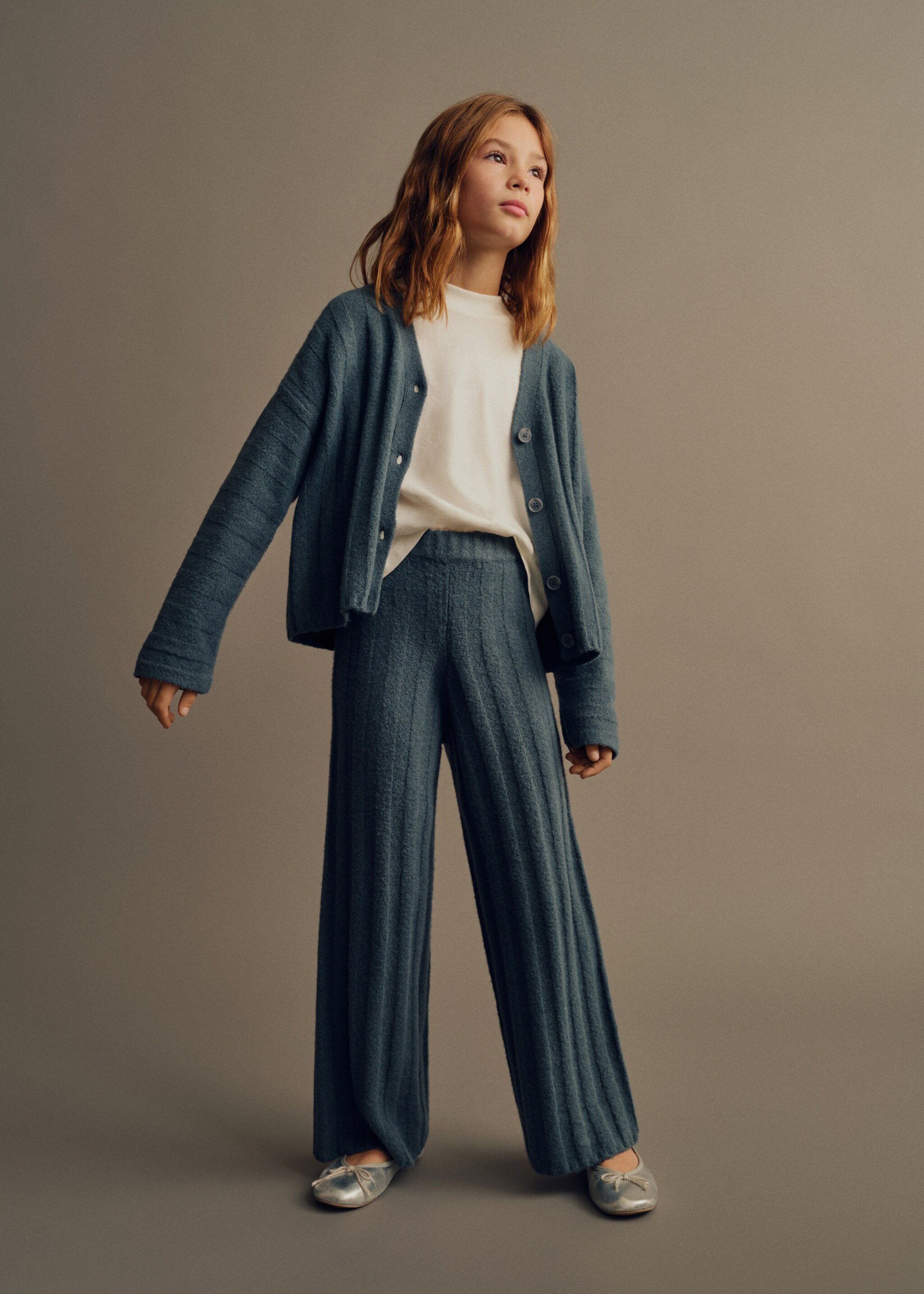 Pantalon maille côtelée - Plan général