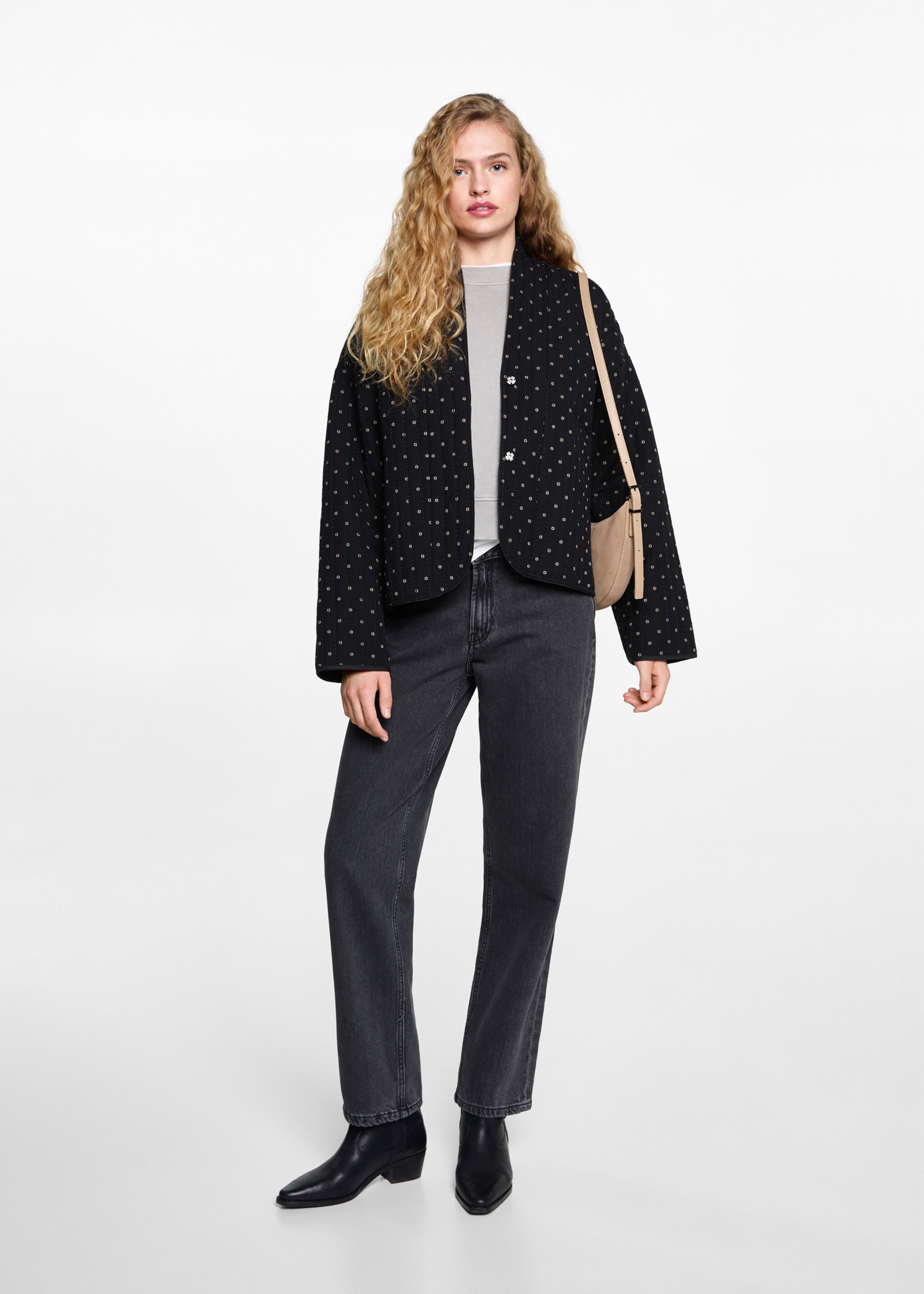 Blouson matelassé coton - Plan général