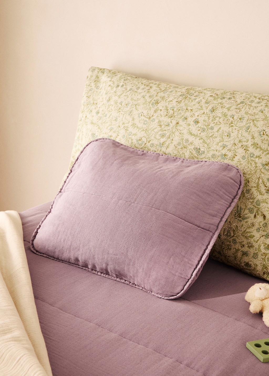 Unicorn Cushion Cover Grey and Pink Bedroom Accessories