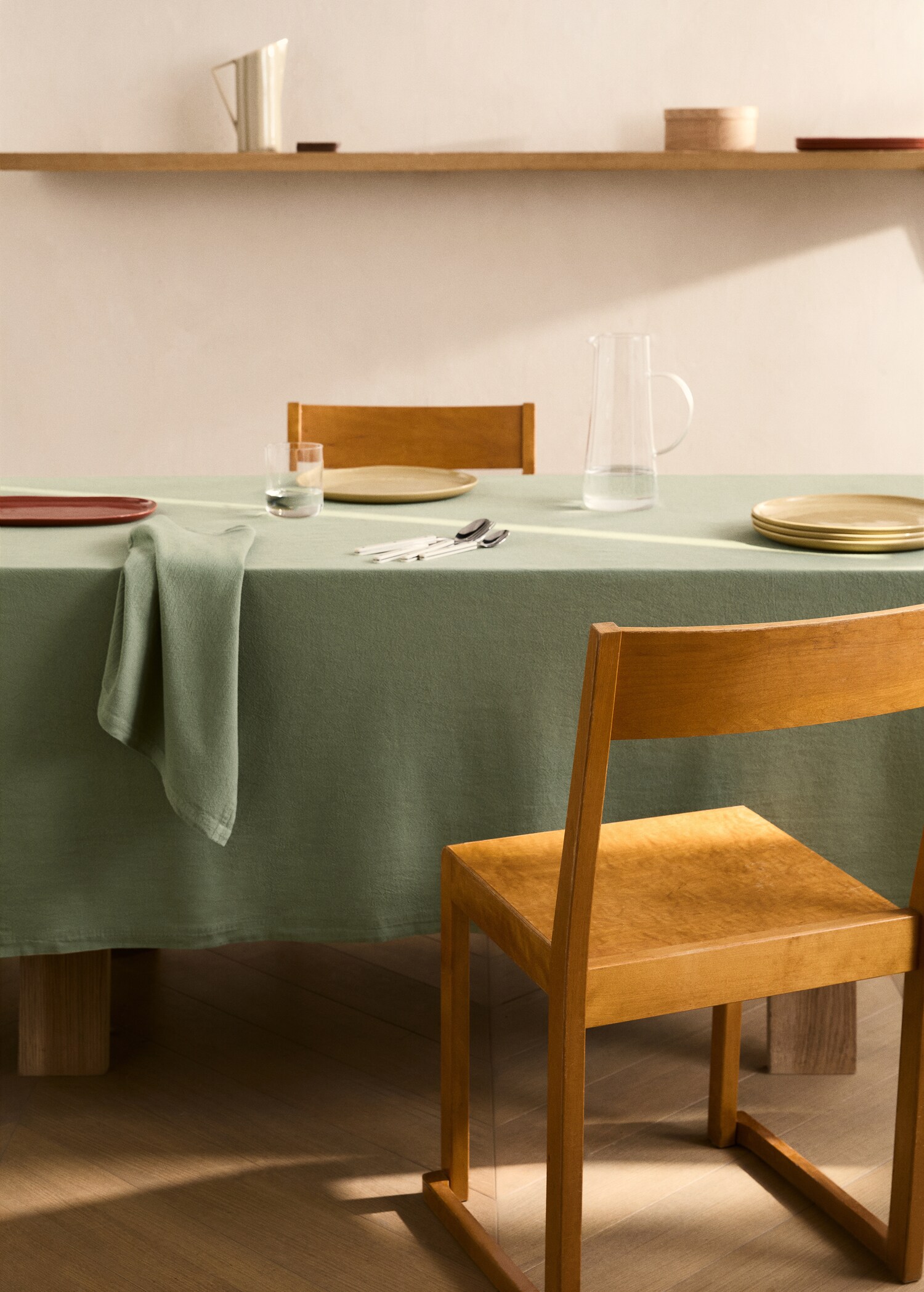 Nappe 100 % coton pour 6 à 8 convives - Plan général