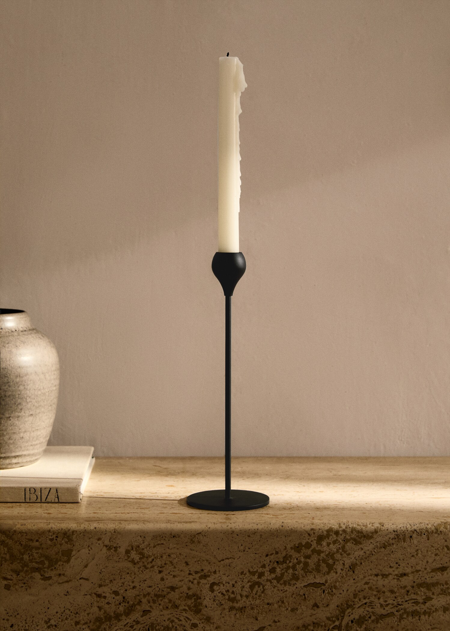 Large metal candleholder - General plane