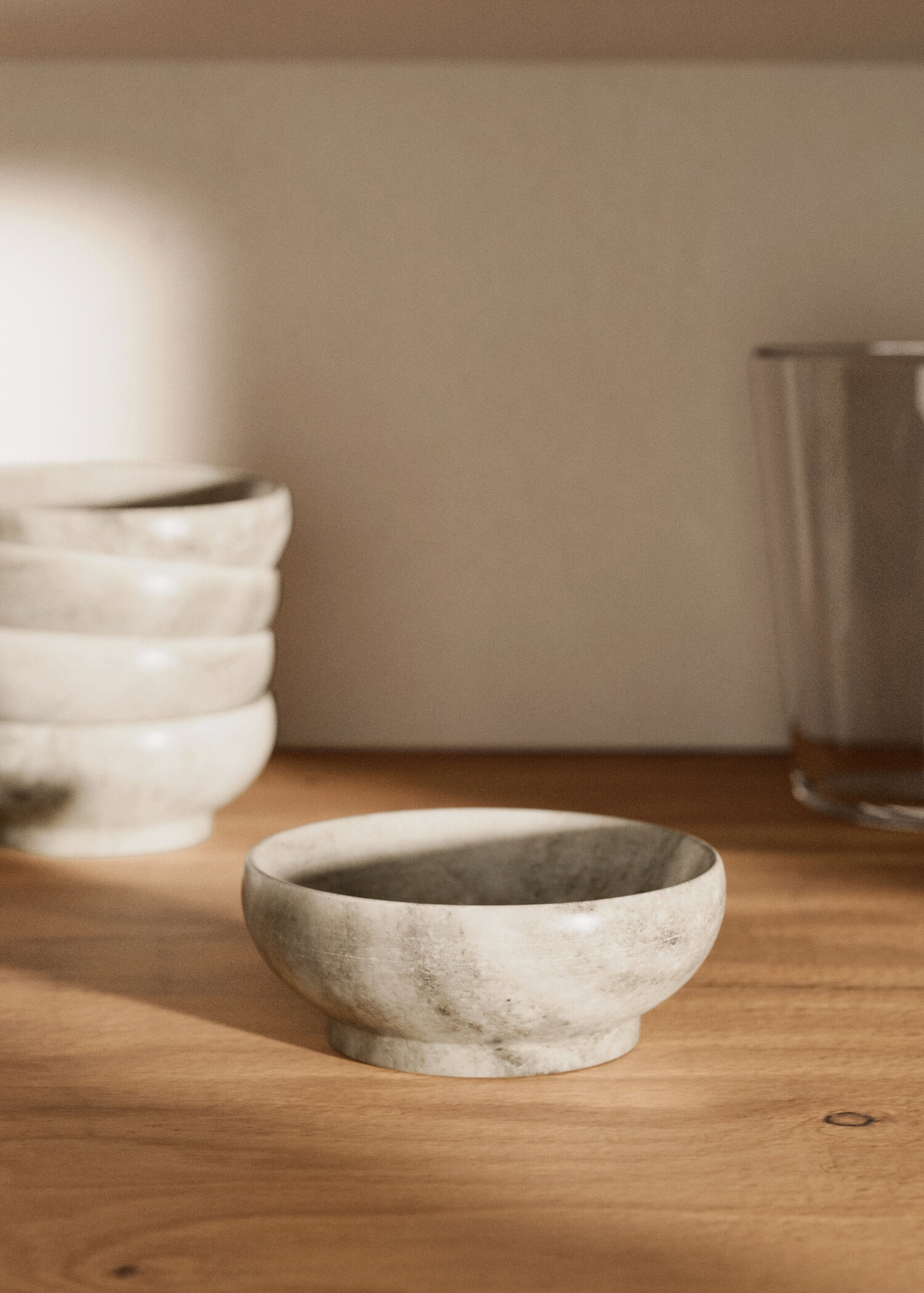 Small marble bowl - General plane