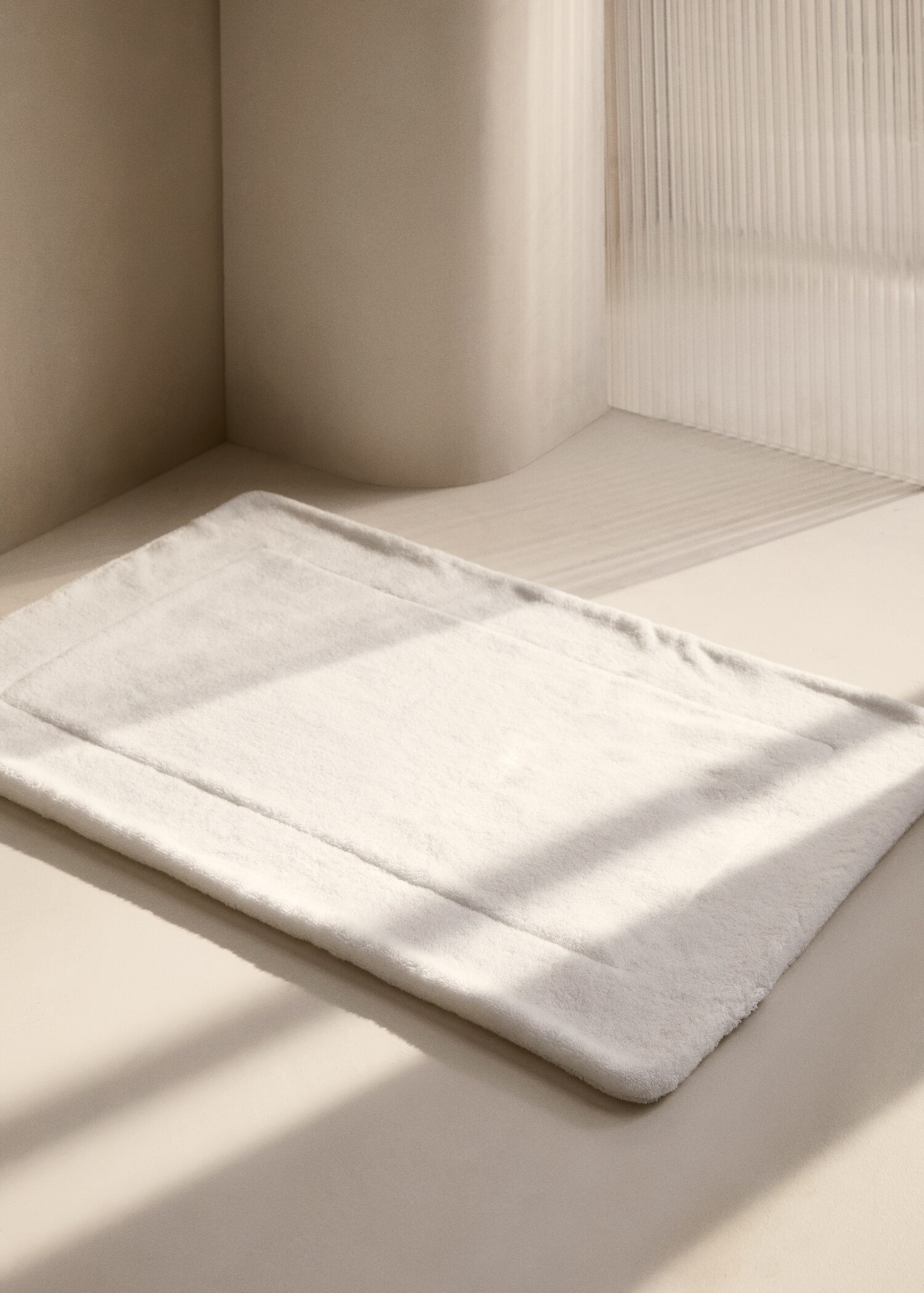 Extra-soft cotton bath mat - General plane