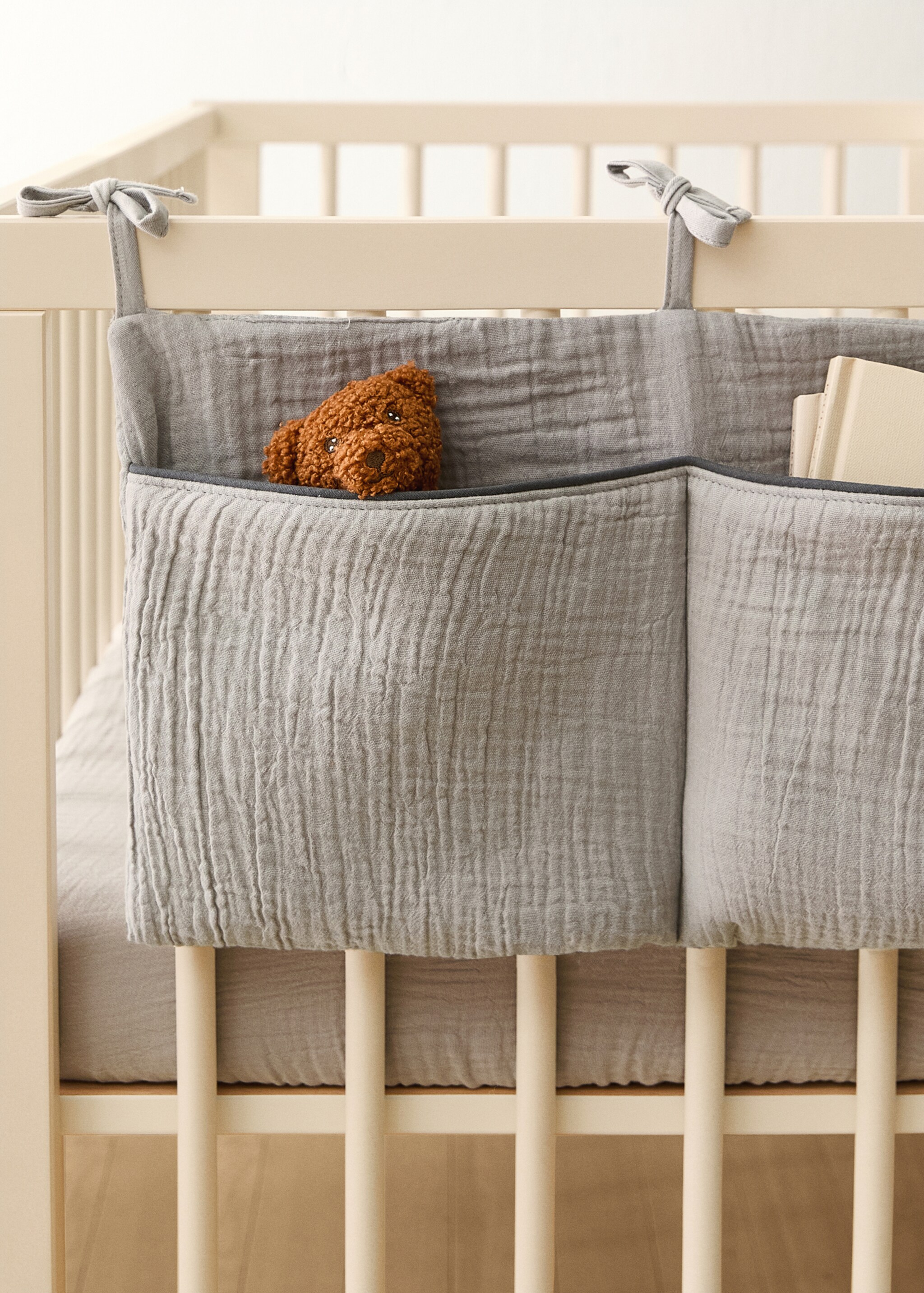 Bett-Organizer mit Piping - Allgemeine Ansicht
