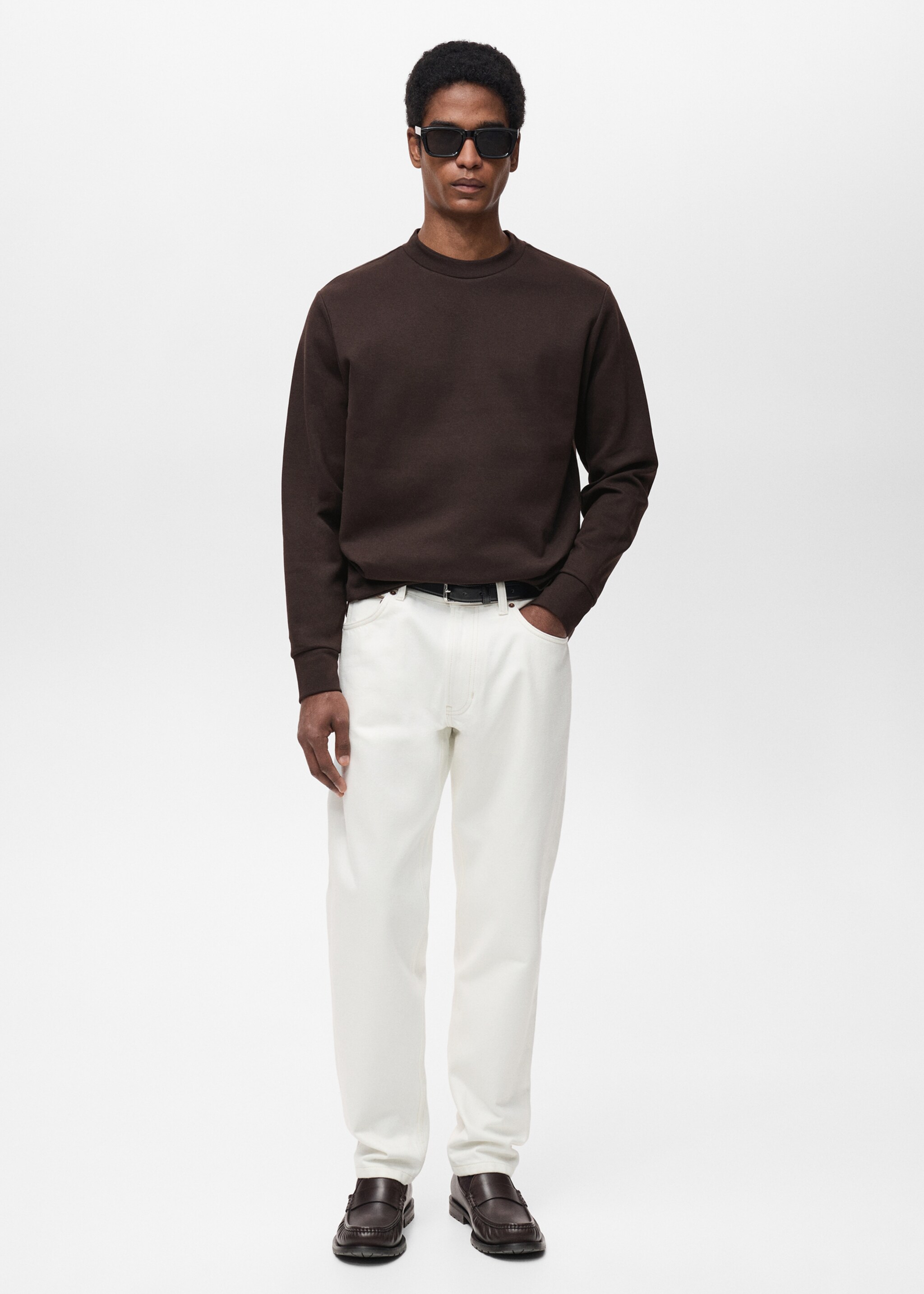 Regular-fit cotton sweatshirt - General plane
