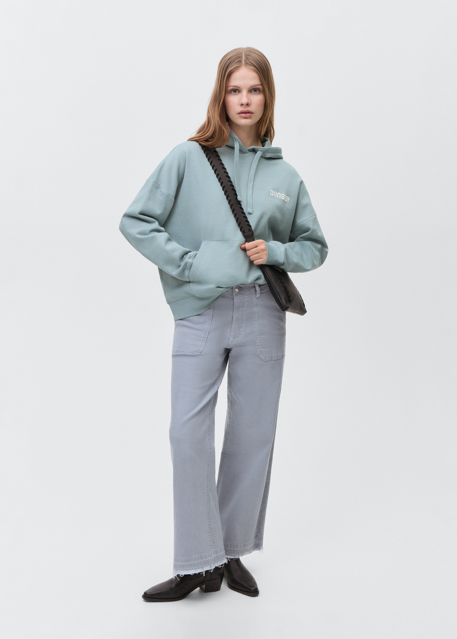 Sudadera algodón capucha - Plano general
