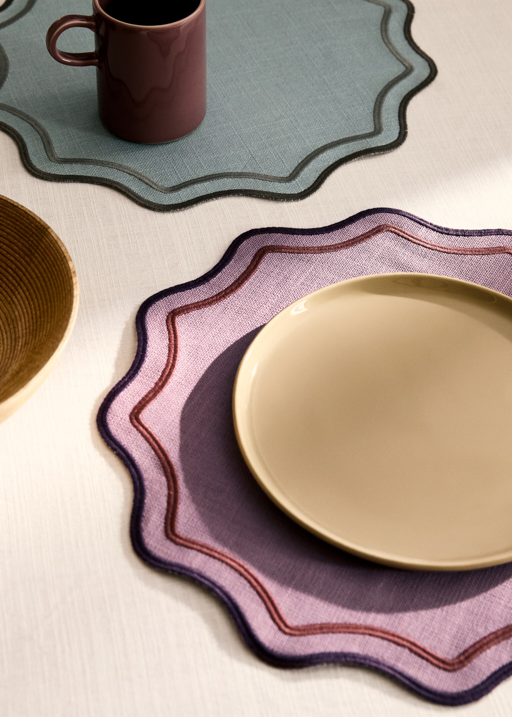 Resin cotton tablecloth waves - General plane