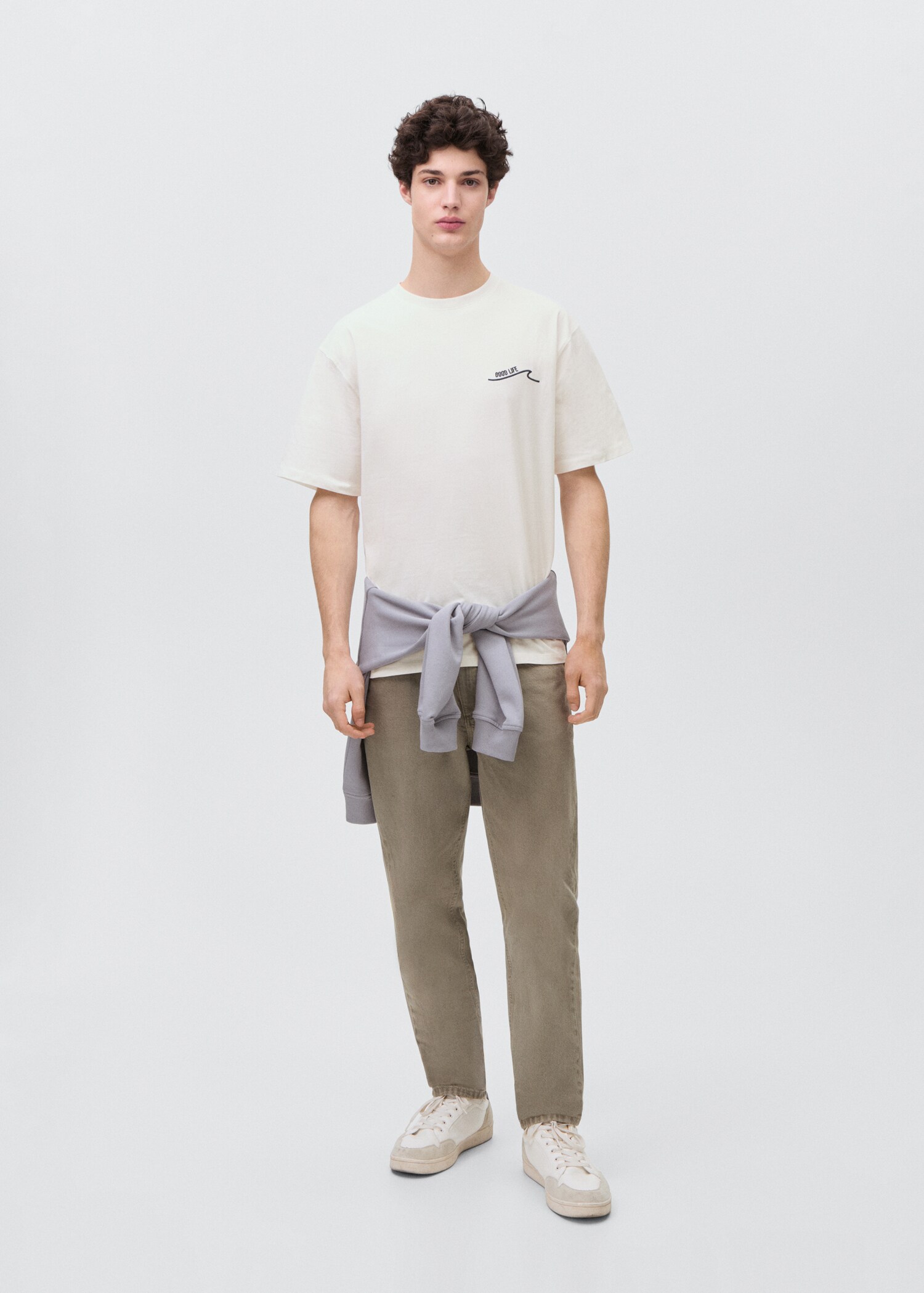 Short-sleeved printed t-shirt - General plane
