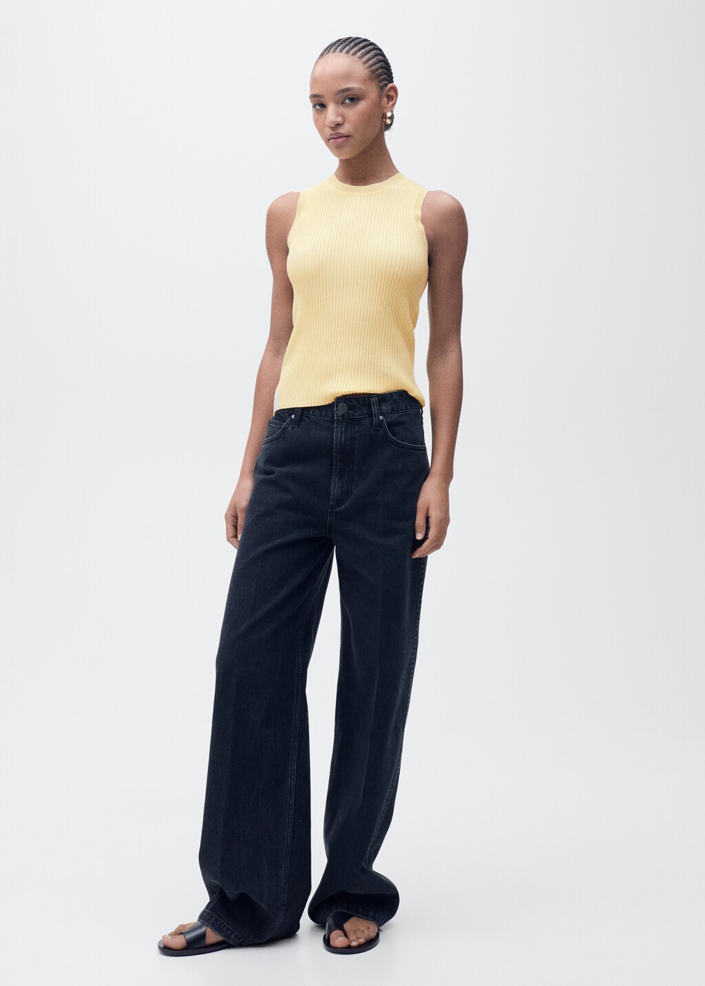 Ribbed knit top - image 2