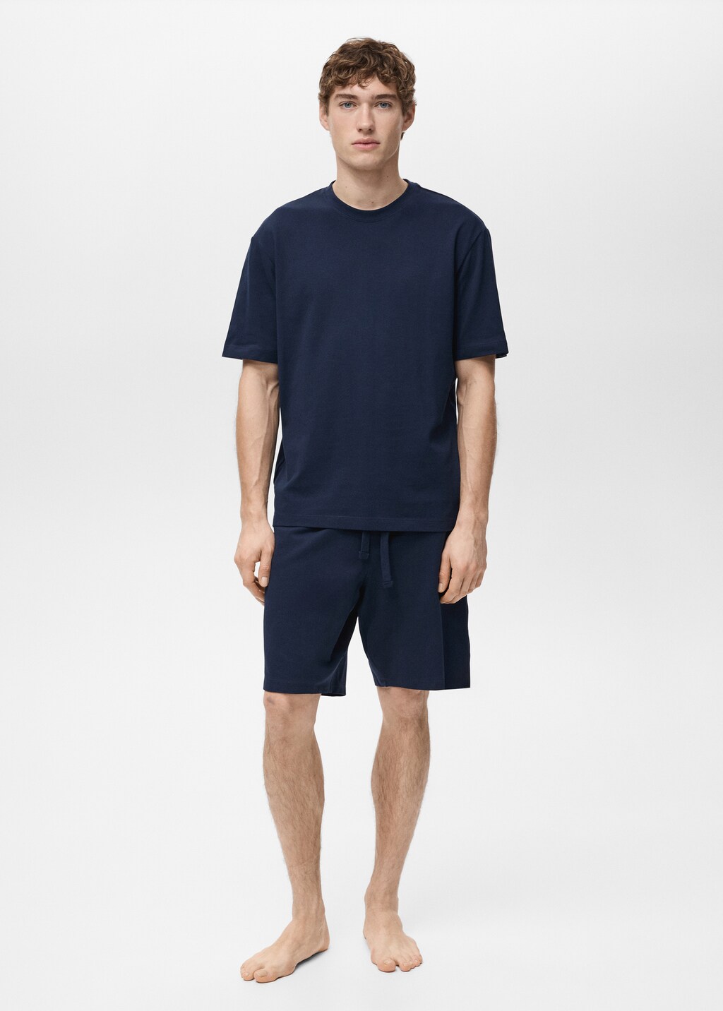 Cotton pyjama shorts pack - Men | MANGO USA
