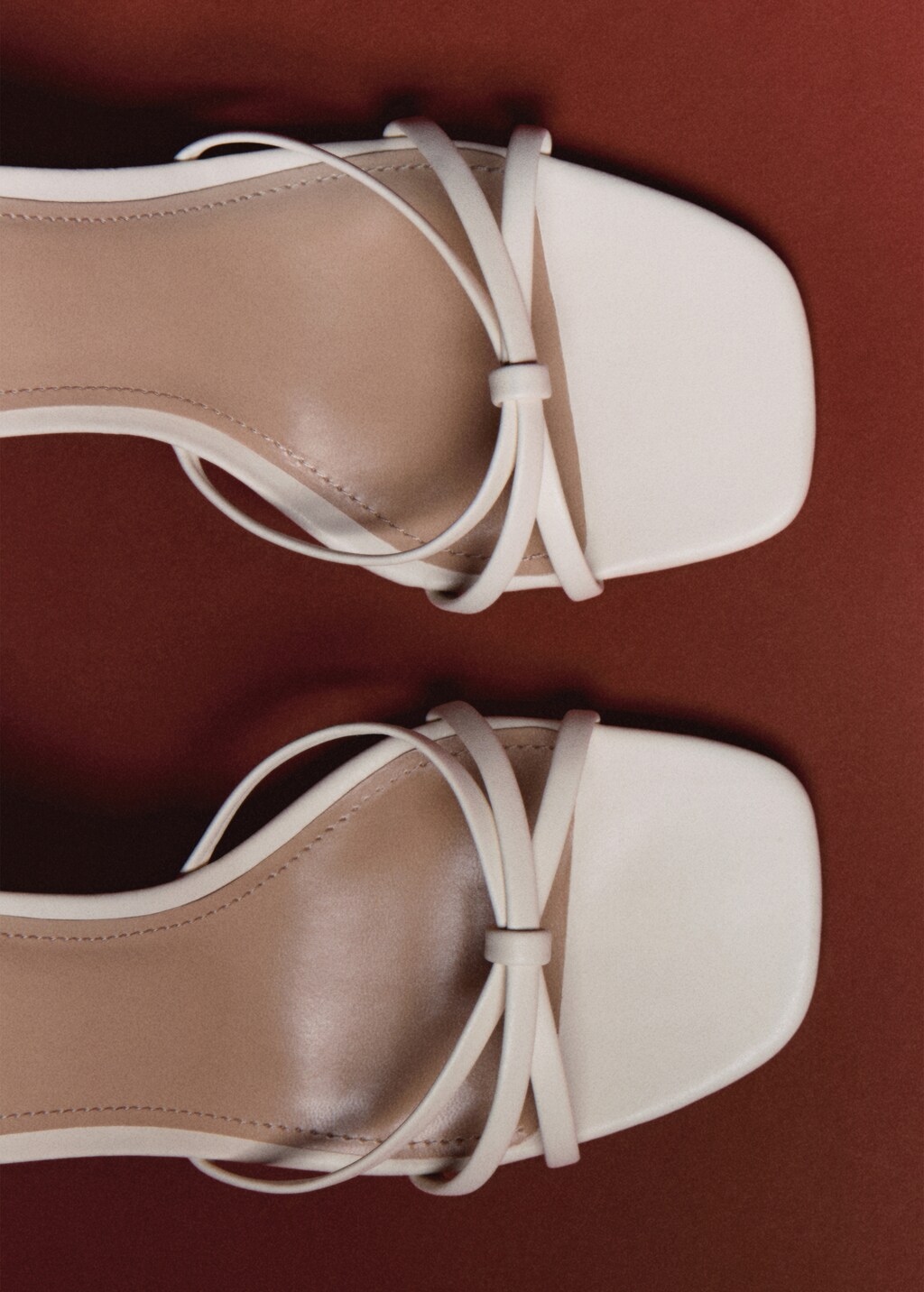 Strappy heeled sandals