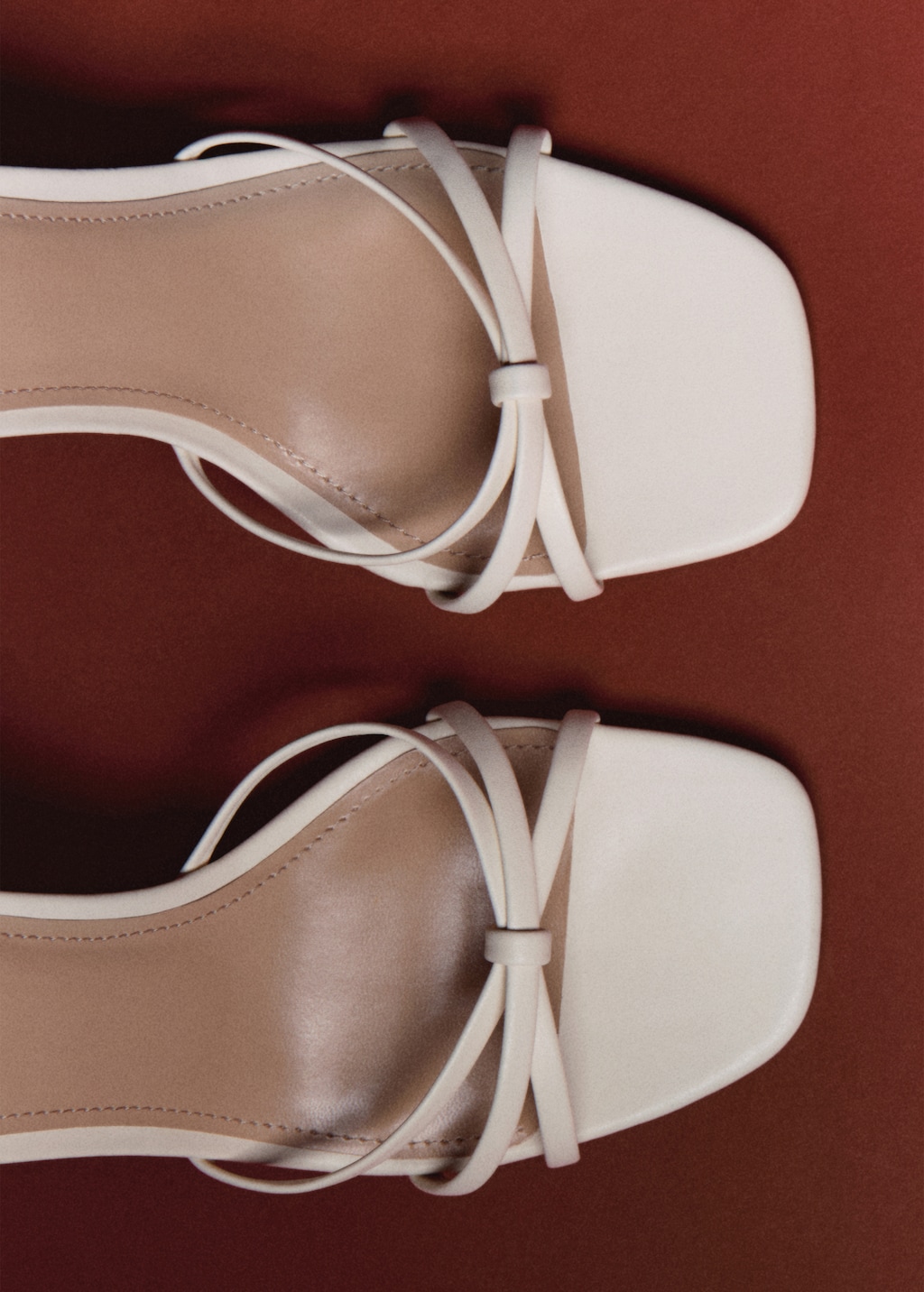 Strappy heeled sandals