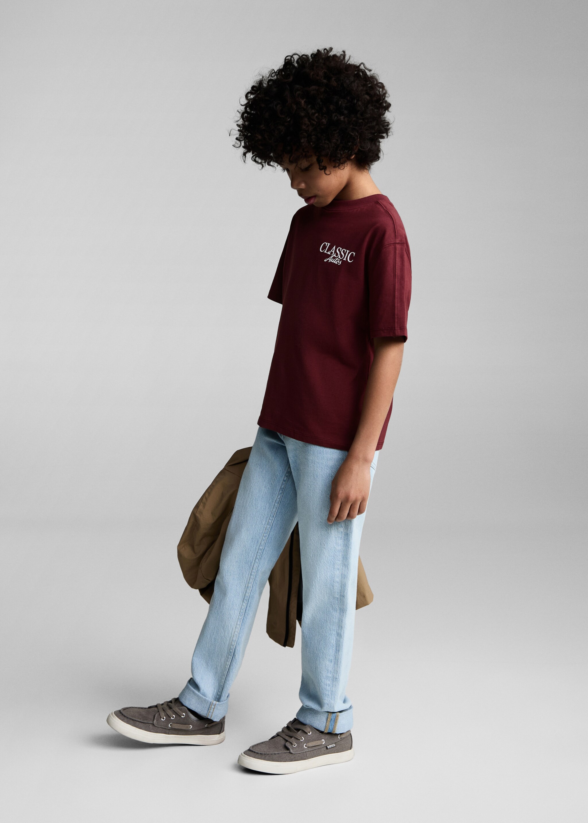 Printed cotton-blend t-shirt - General plane