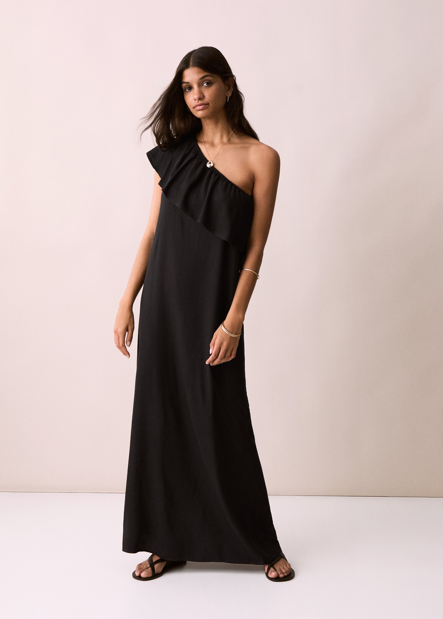 Robe lin volantée - Plan général