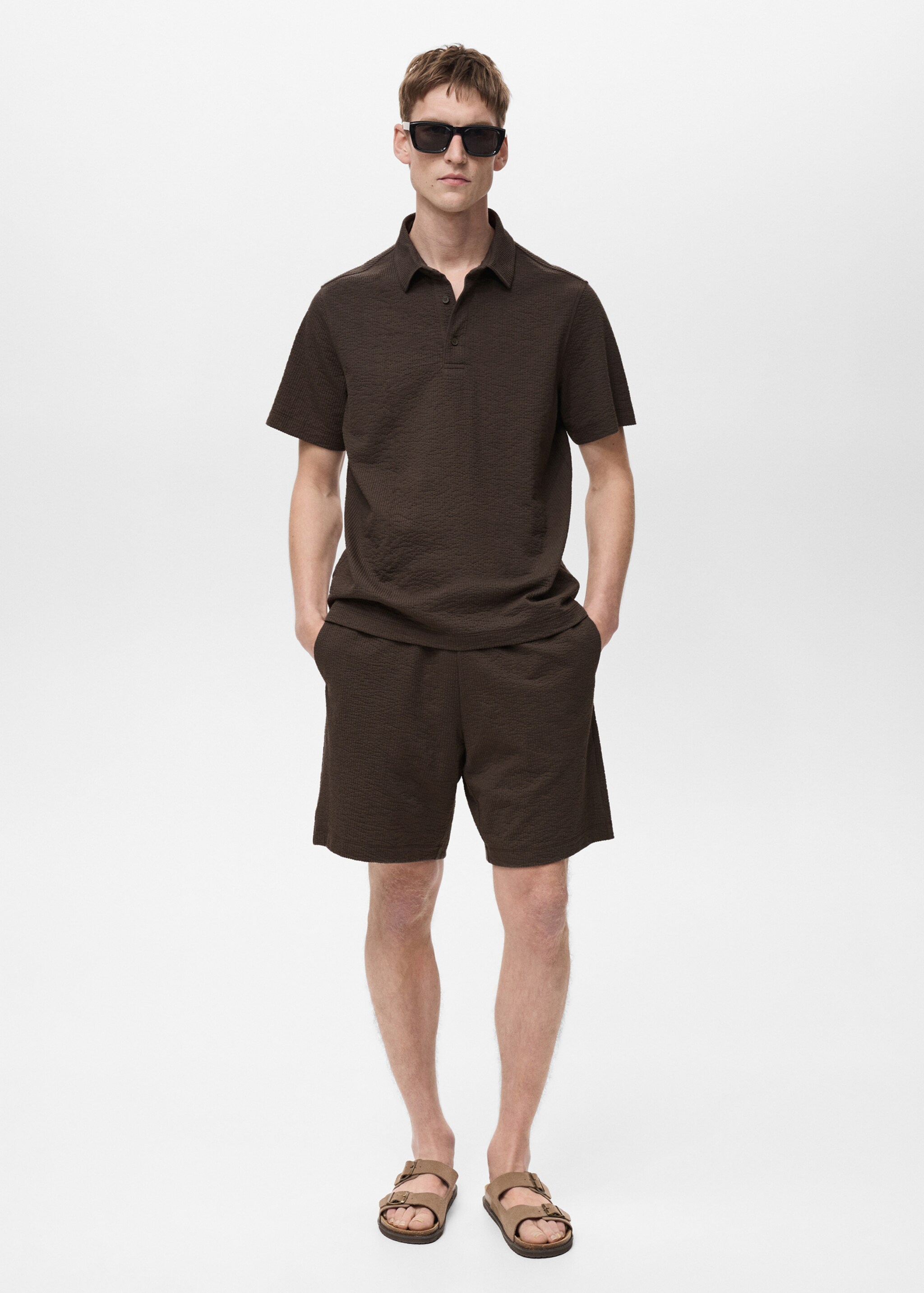Bermudas seersucker cordón - Plano general